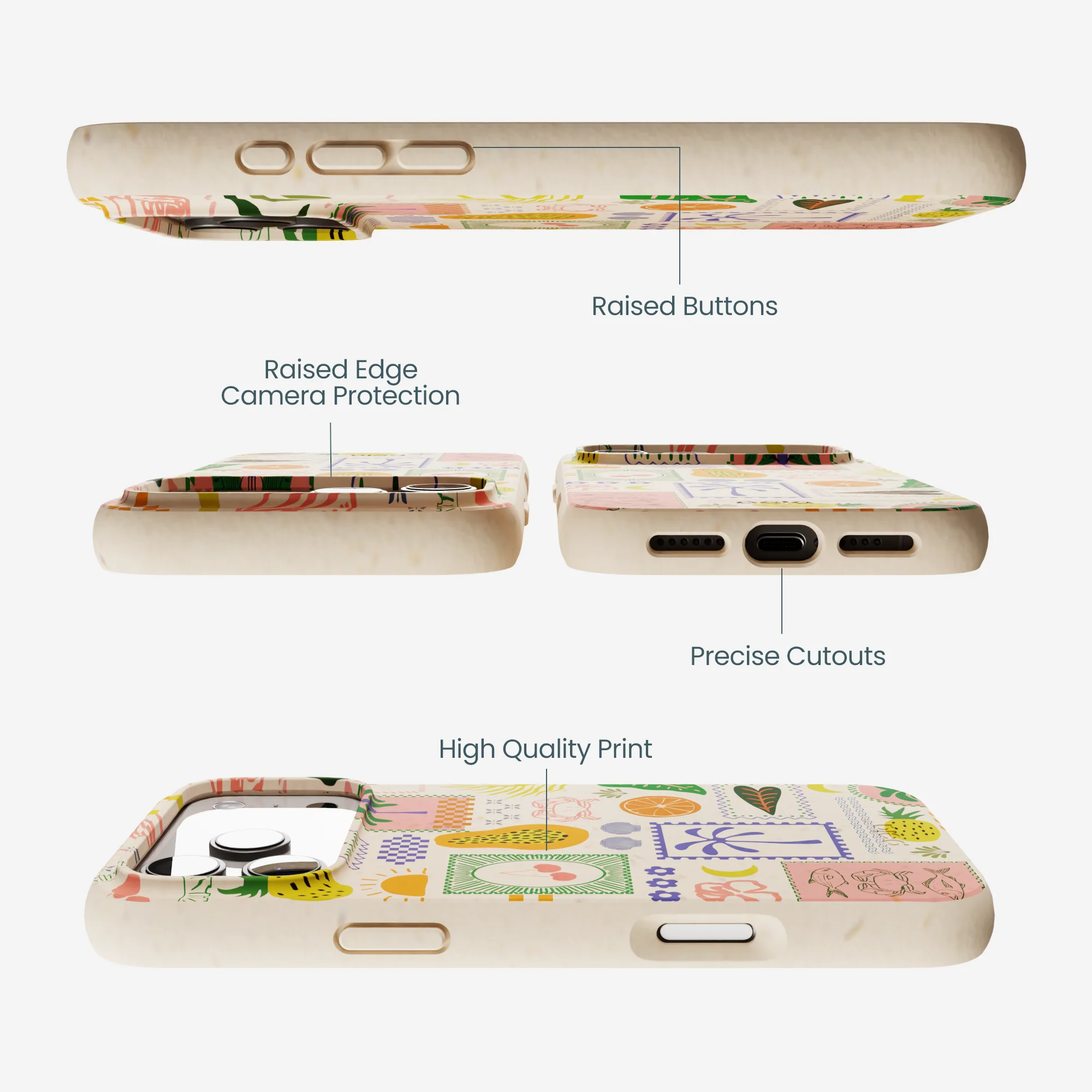 Seashell Tropic Muse iPhone 17 Pro Max Case - Image 3