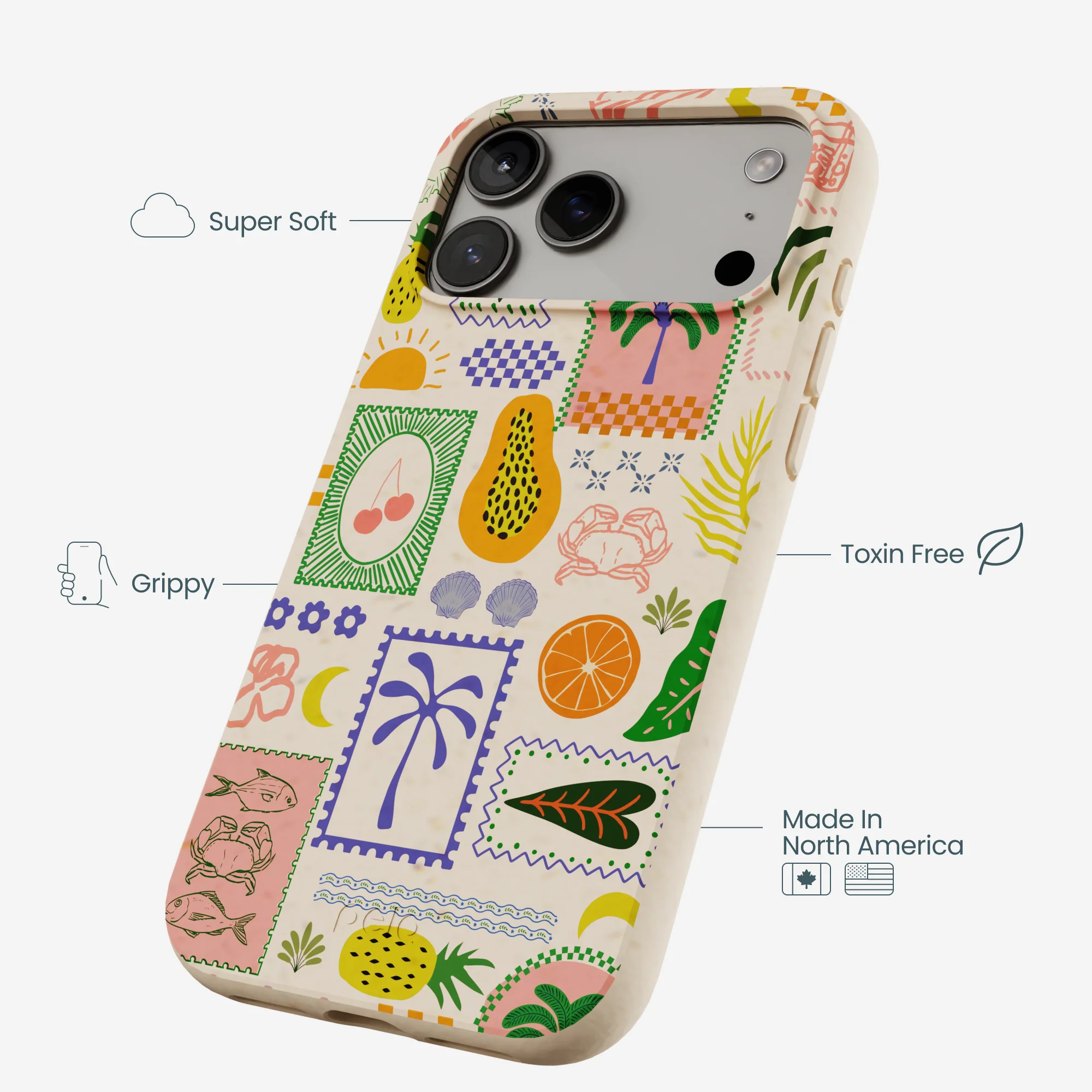 Seashell Tropic Muse iPhone 17 Pro Max Case - Image 4