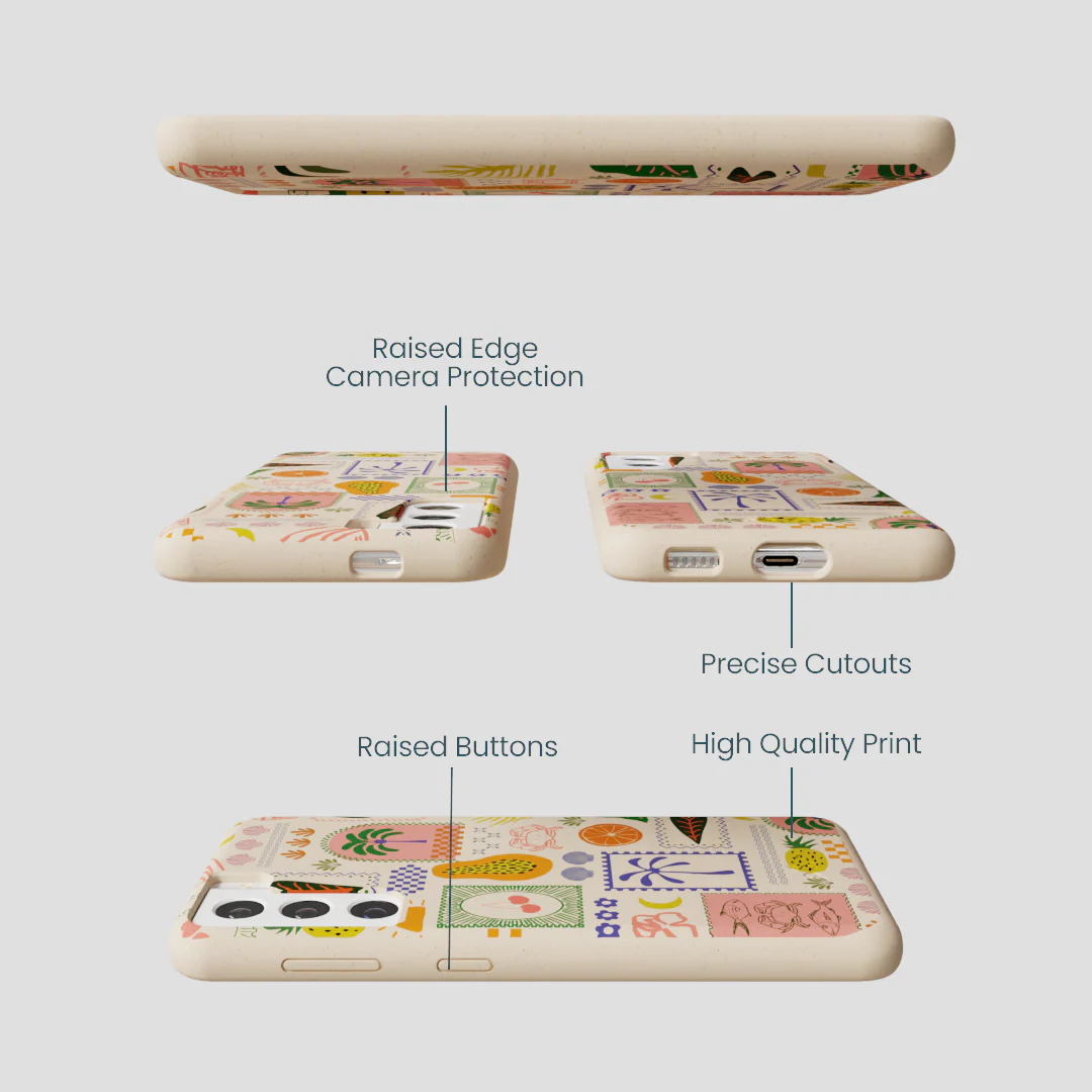 Seashell Tropic Muse Samsung Galaxy S22 Case - Image 3