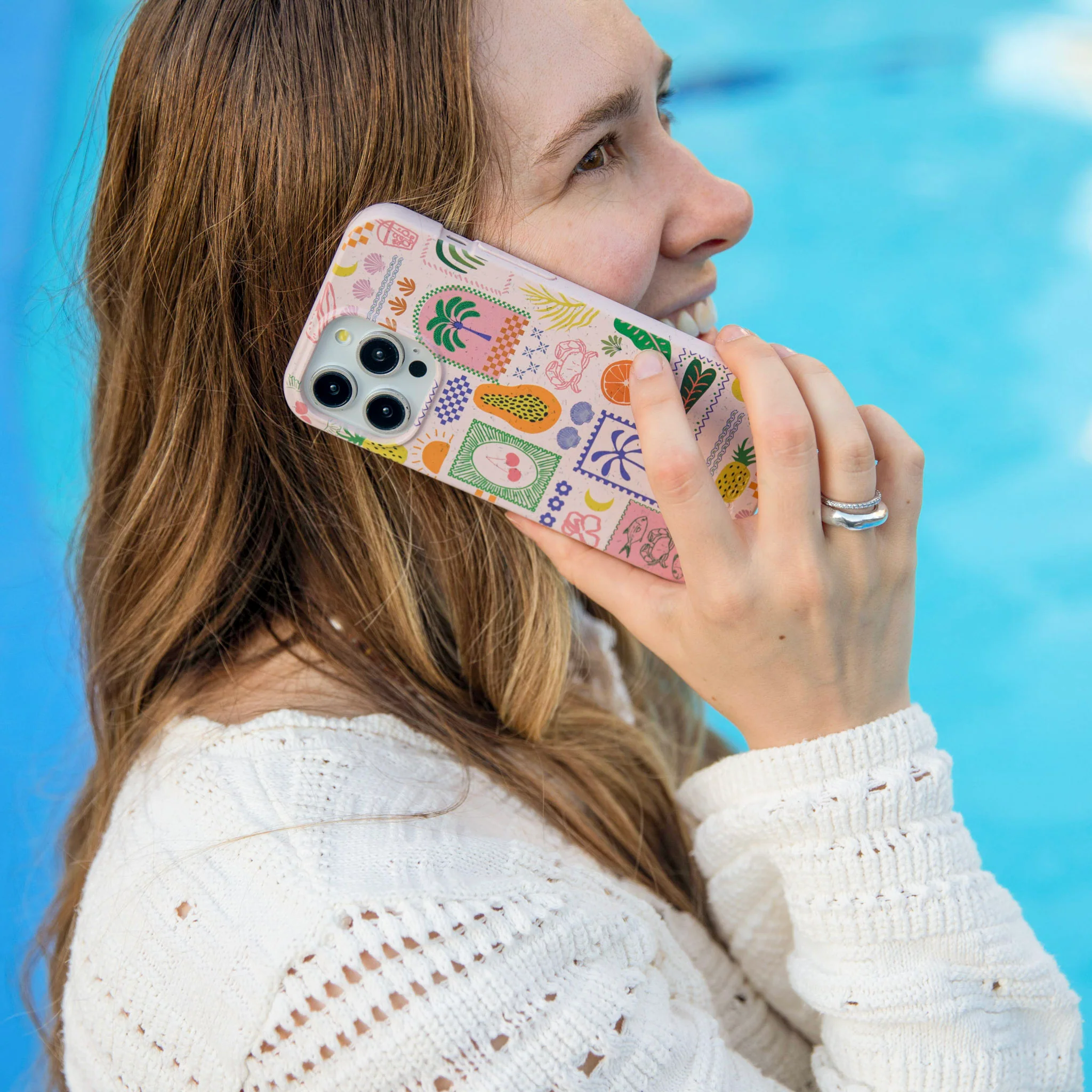 Seashell Tropic Muse Samsung Galaxy S23+(Plus) Case - Image 2
