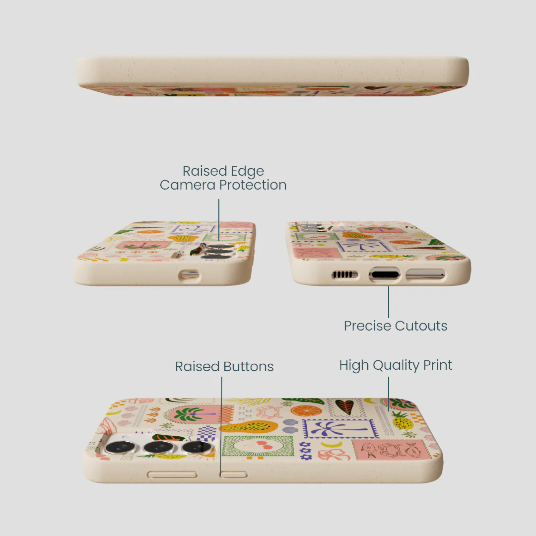 Seashell Tropic Muse Samsung Galaxy S24 Case - Image 3