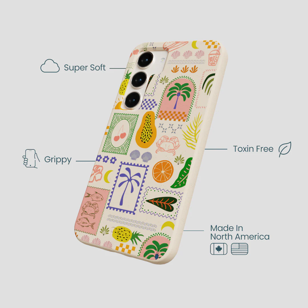 Seashell Tropic Muse Samsung Galaxy S24 Case - Image 4