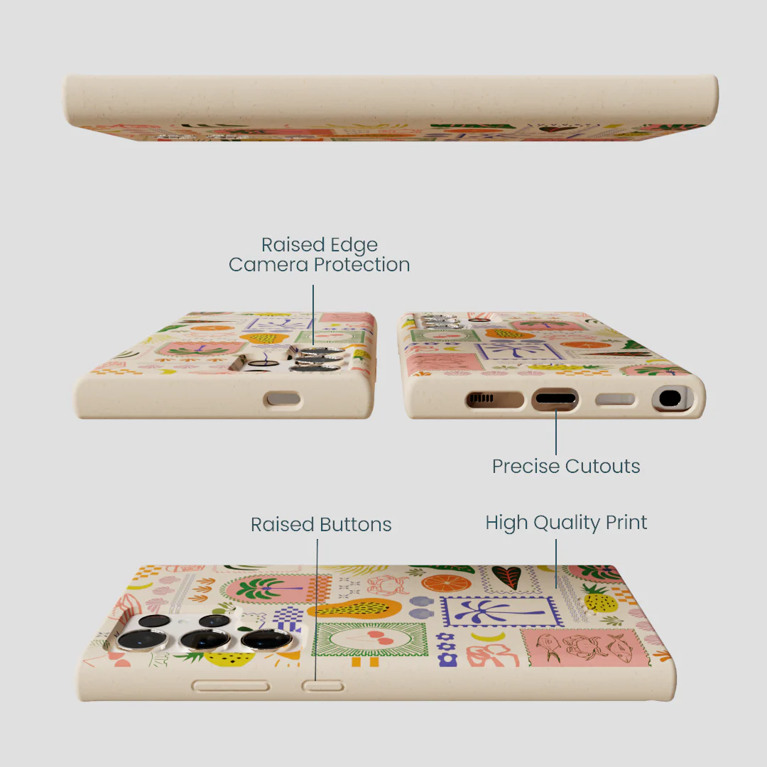 Seashell Tropic Muse Samsung Galaxy S24 Ultra Case - Image 3