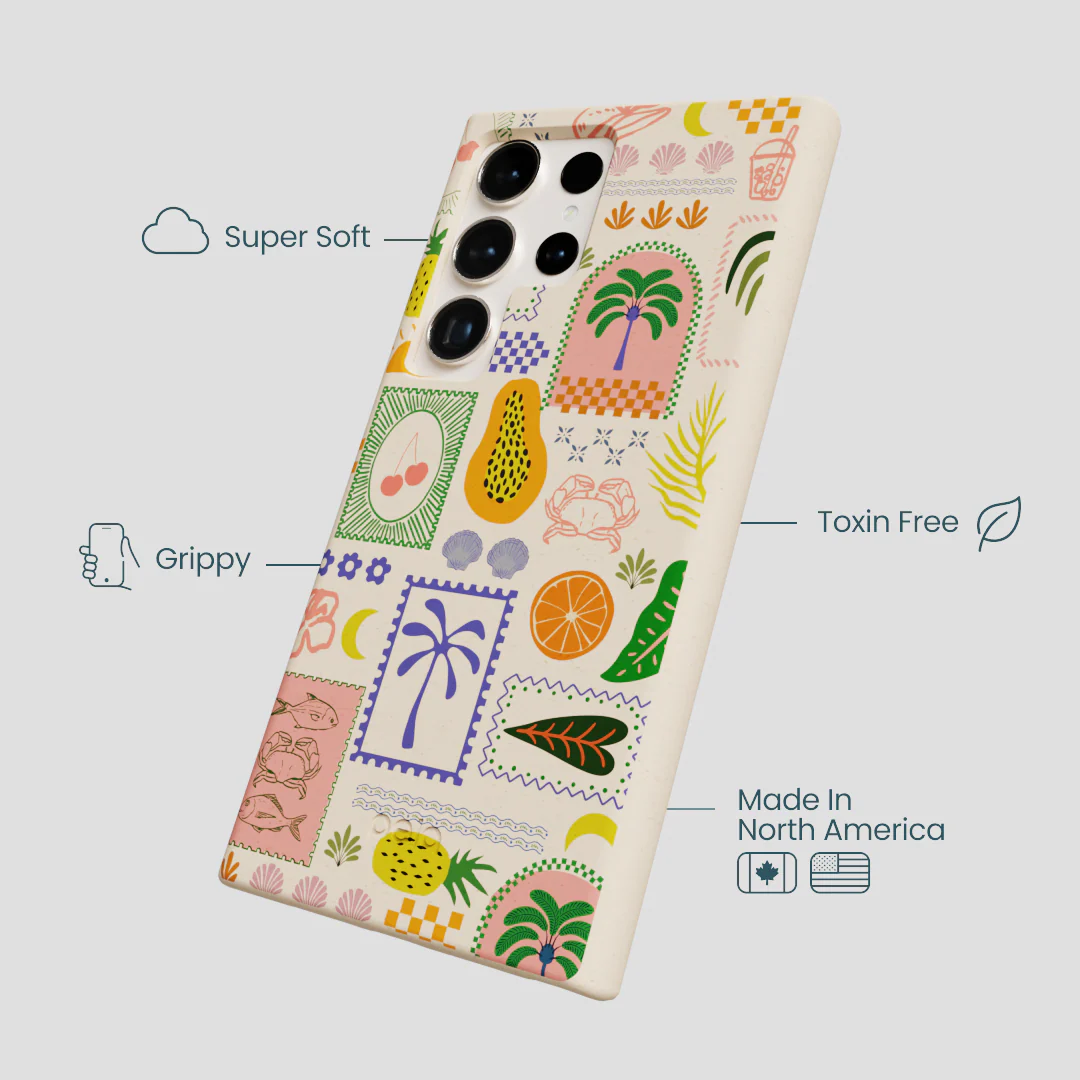 Seashell Tropic Muse Samsung Galaxy S24 Ultra Case - Image 4