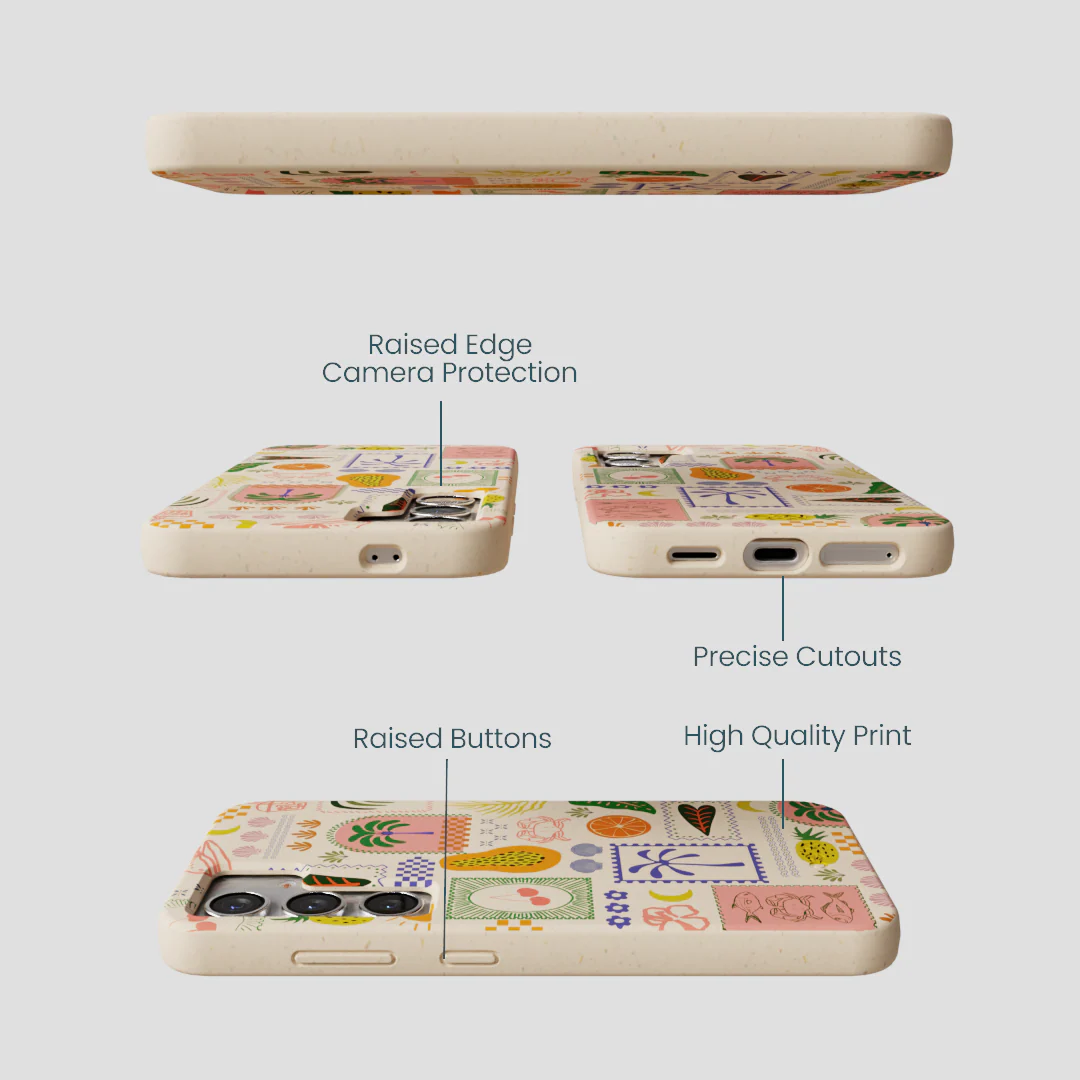 Seashell Tropic Muse Samsung Galaxy S25 Case - Image 3