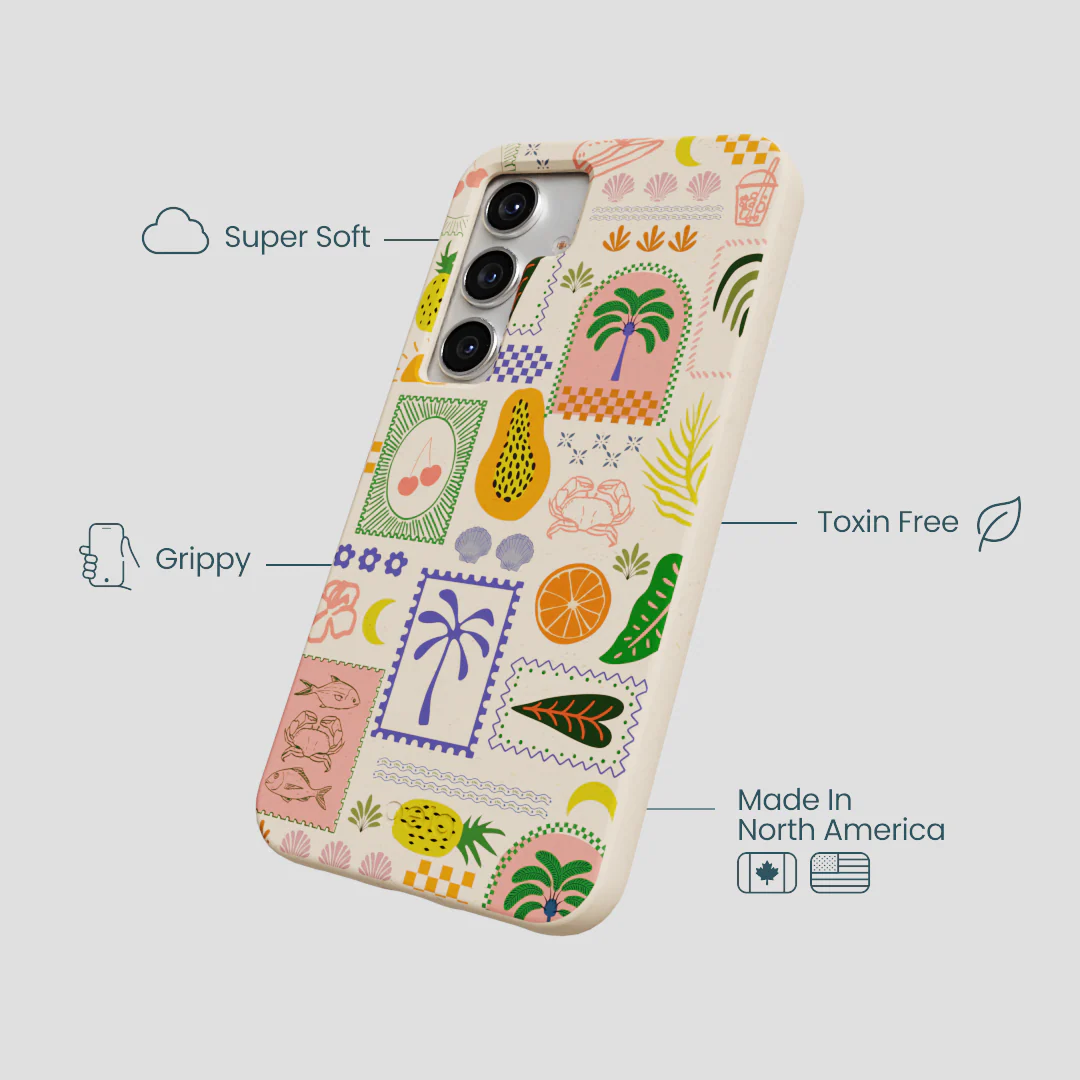 Seashell Tropic Muse Samsung Galaxy S25 Case - Image 4