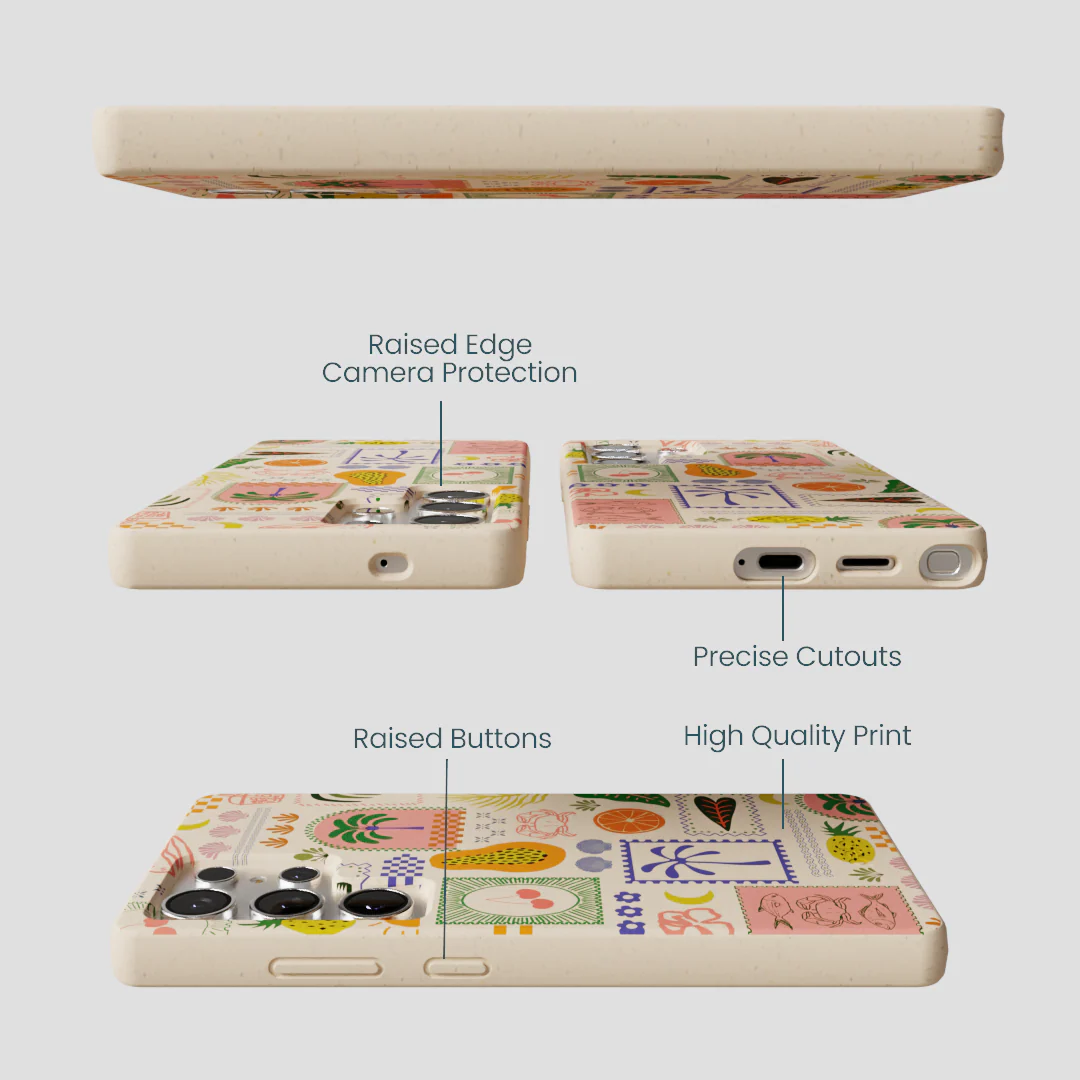 Seashell Tropic Muse Samsung Galaxy S25 Ultra Case - Image 3