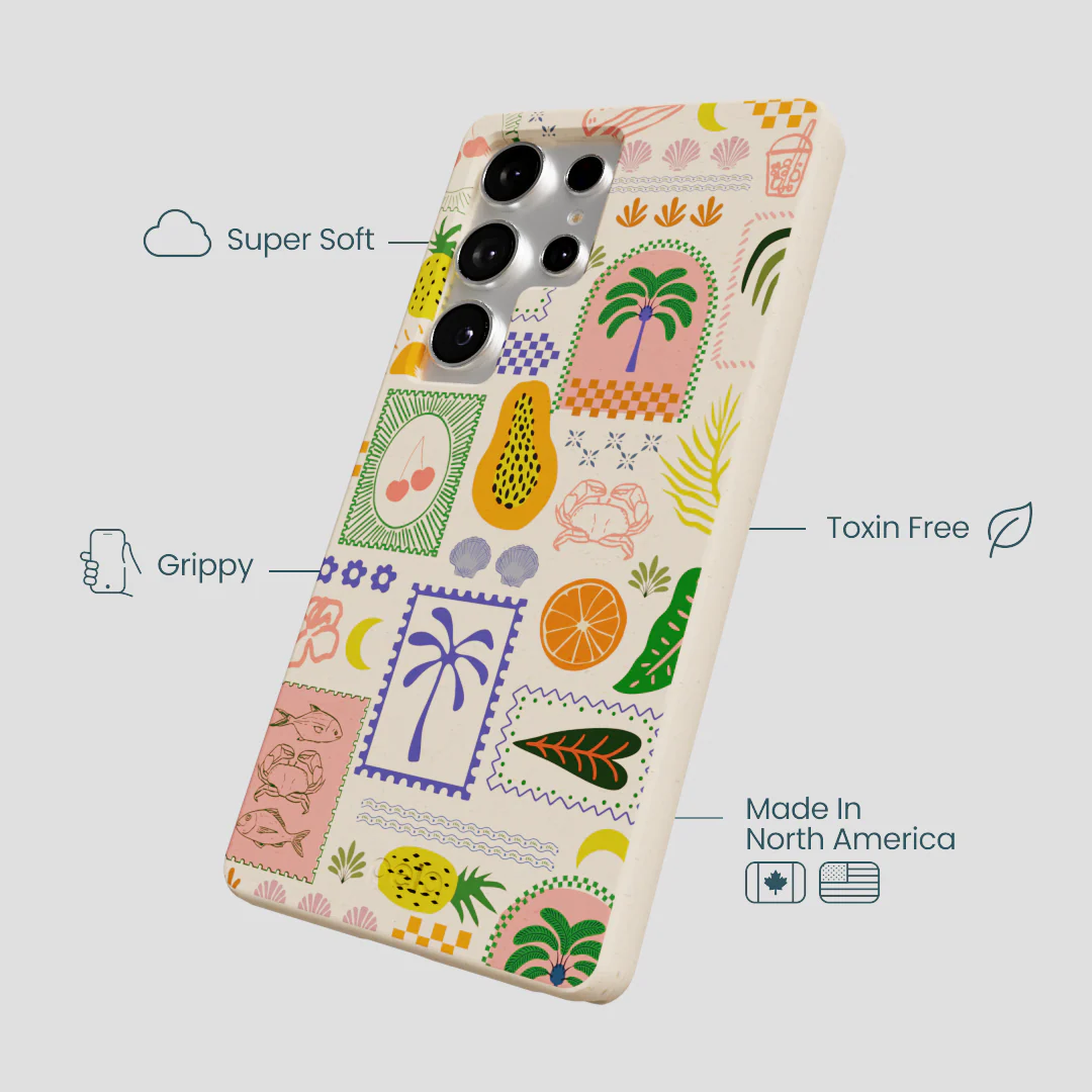 Seashell Tropic Muse Samsung Galaxy S25 Ultra Case - Image 4