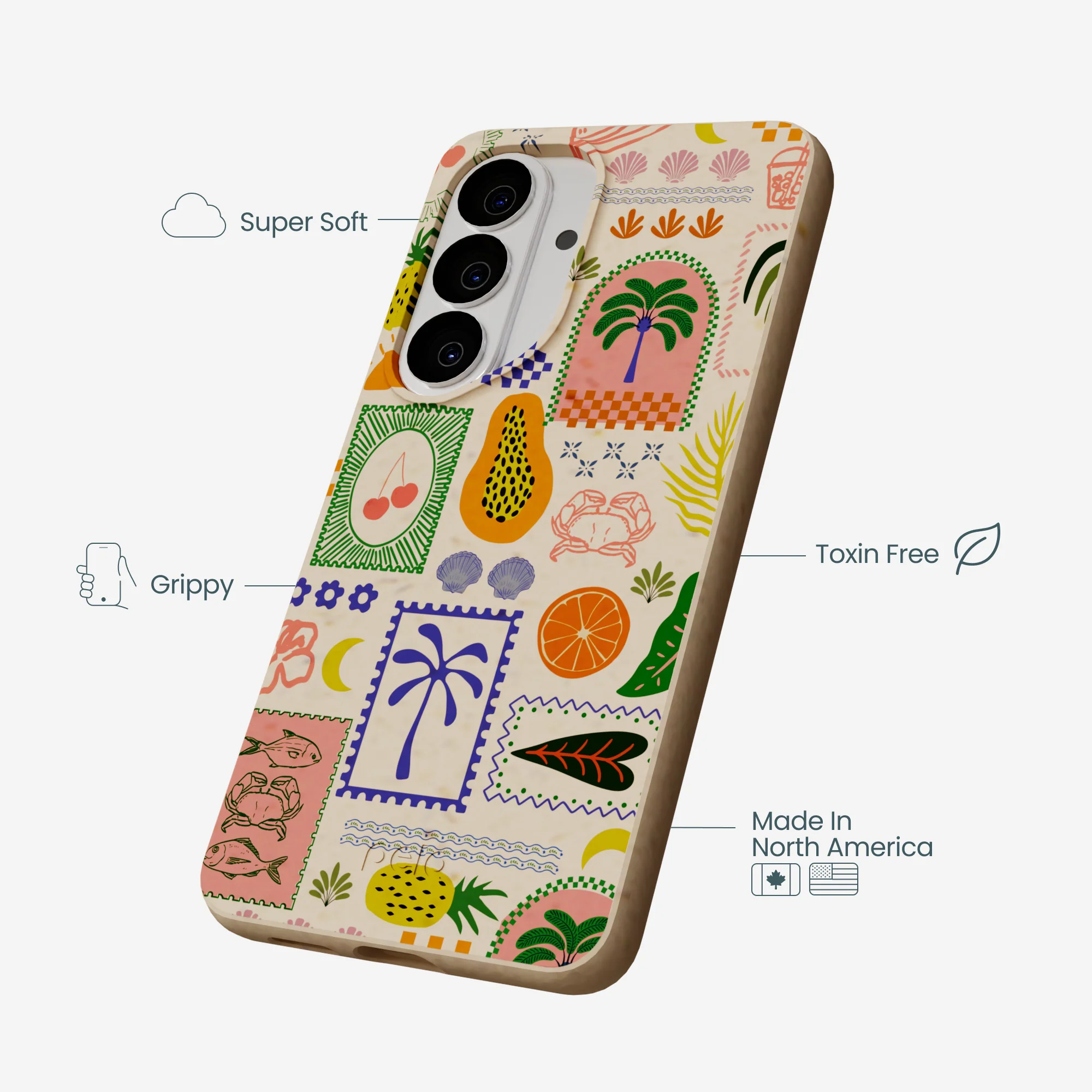 Seashell Tropic Muse Samsung Galaxy S26 Case - Image 4