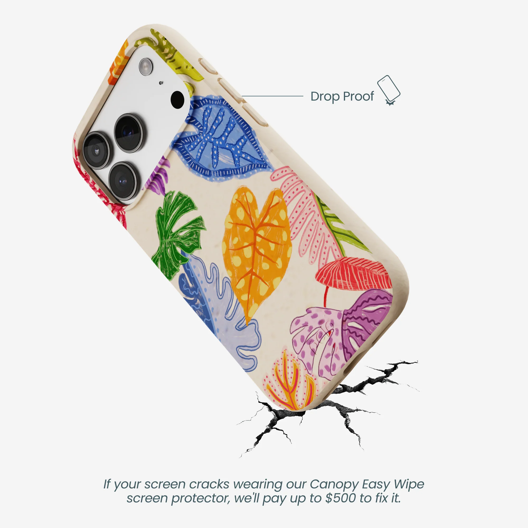 Seashell Tropical Cheer iPhone 17 Pro Case - Image 5