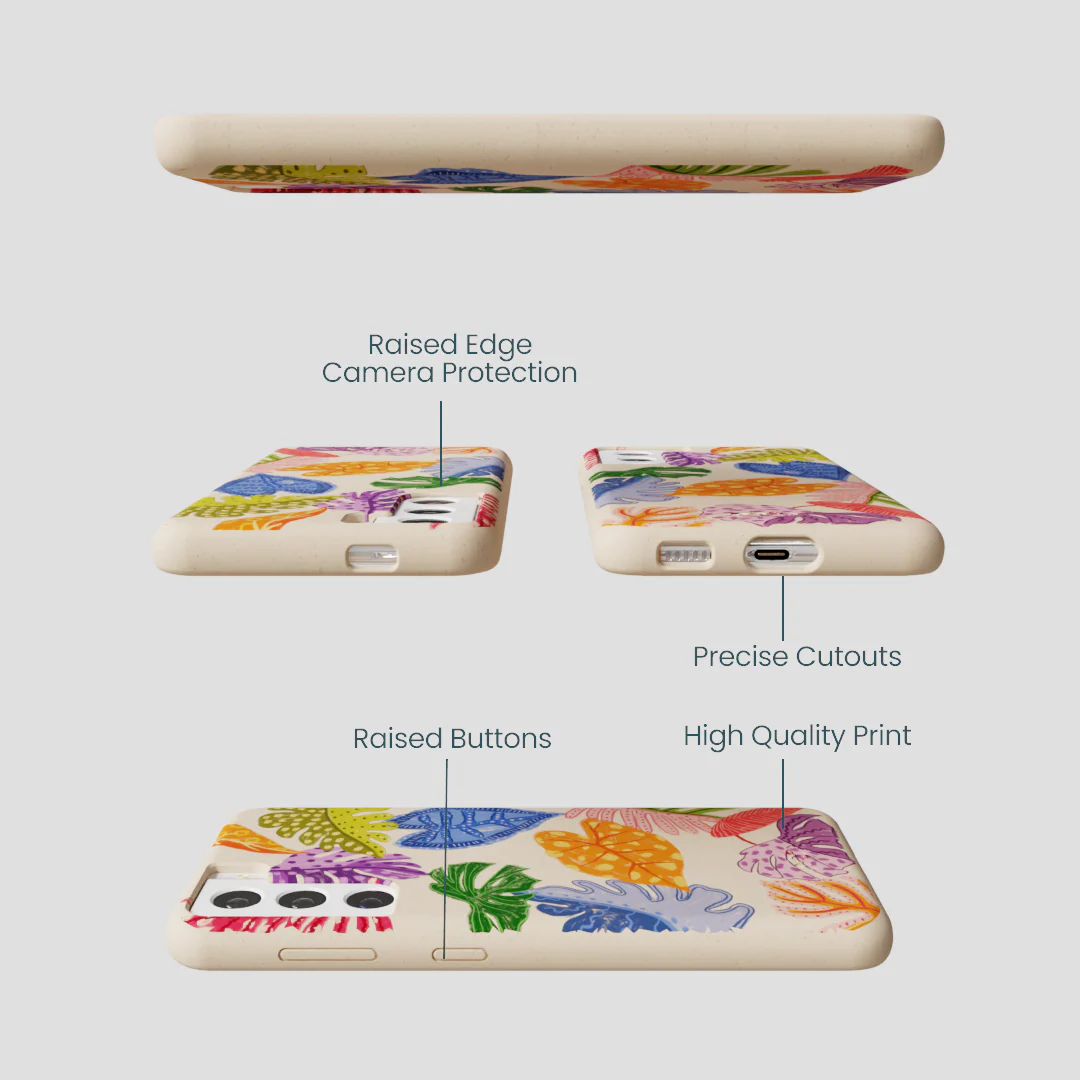 Seashell Tropical Cheer Samsung Galaxy S21 Case - Image 3