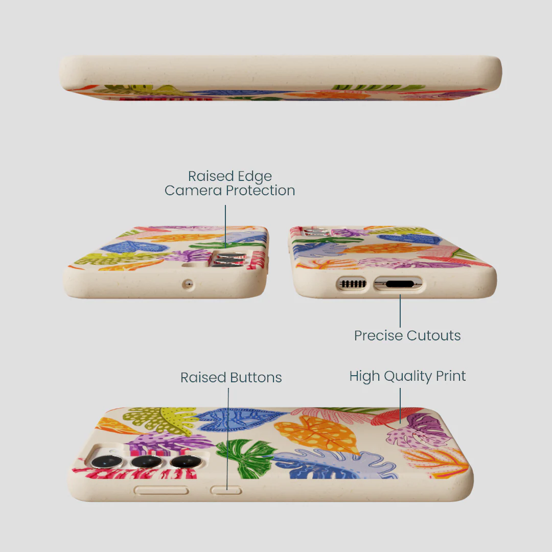 Seashell Tropical Cheer Samsung Galaxy S23+(Plus) Case - Image 3