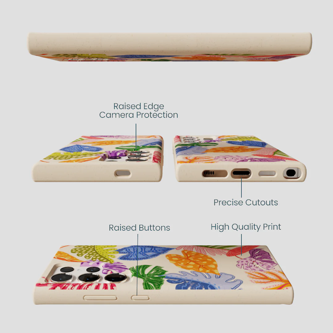 Seashell Tropical Cheer Samsung Galaxy S24 Ultra Case - Image 3