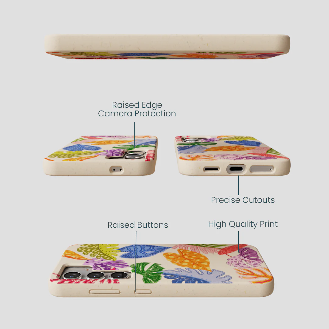 Seashell Tropical Cheer Samsung Galaxy S25 Case - Image 3