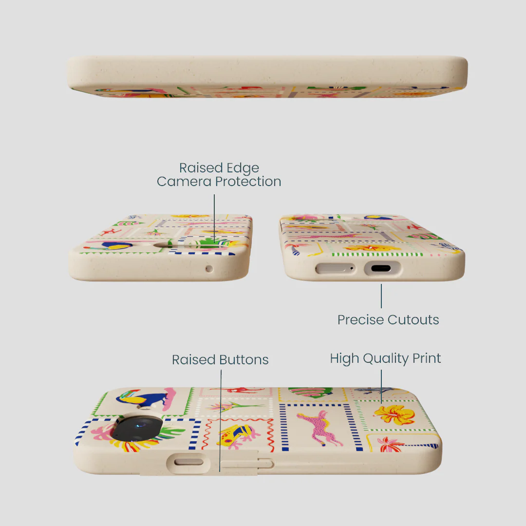 Seashell Tropical Paradise Google Pixel 9a Case - Image 3