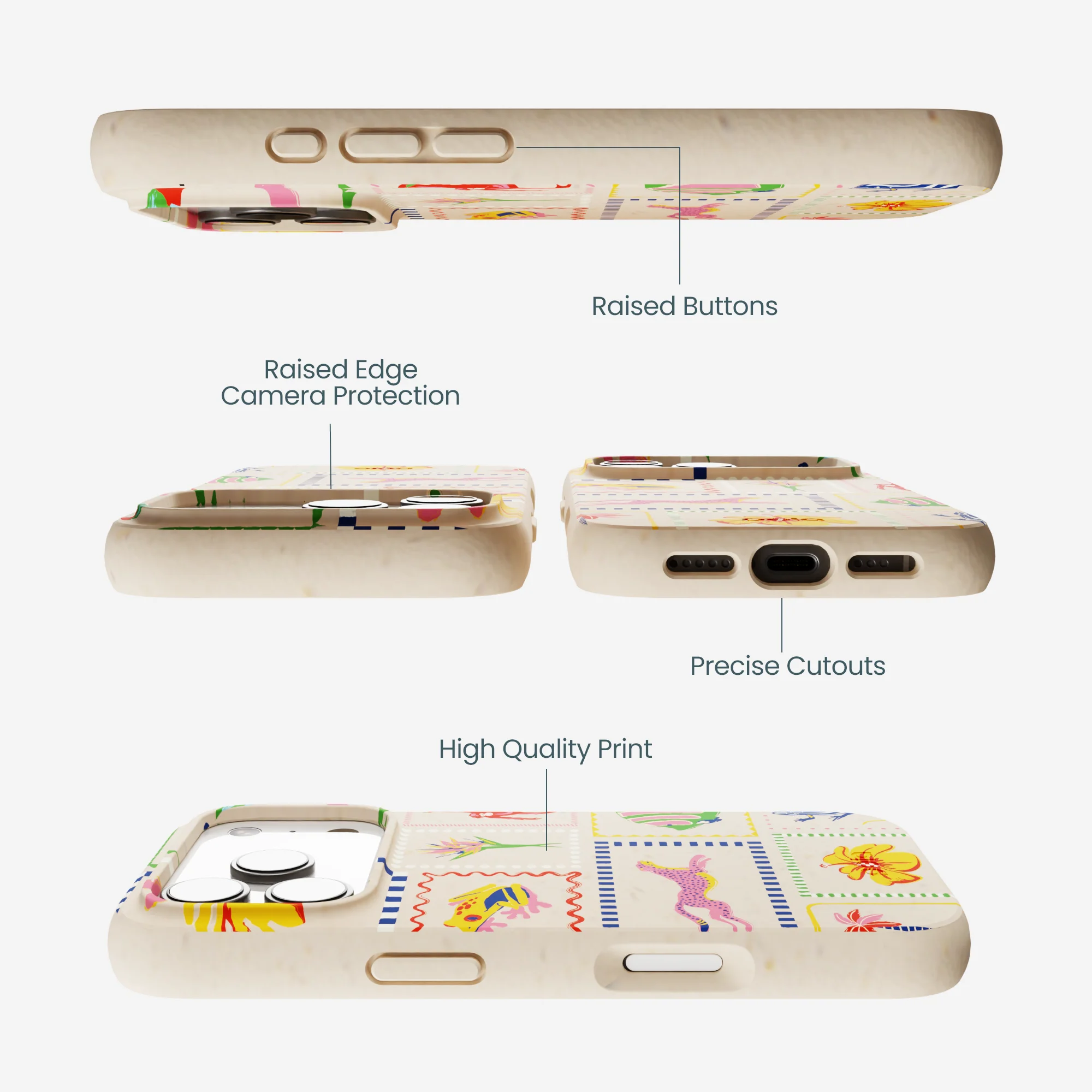 Seashell Tropical Paradise iPhone 17 Pro Case - Image 3
