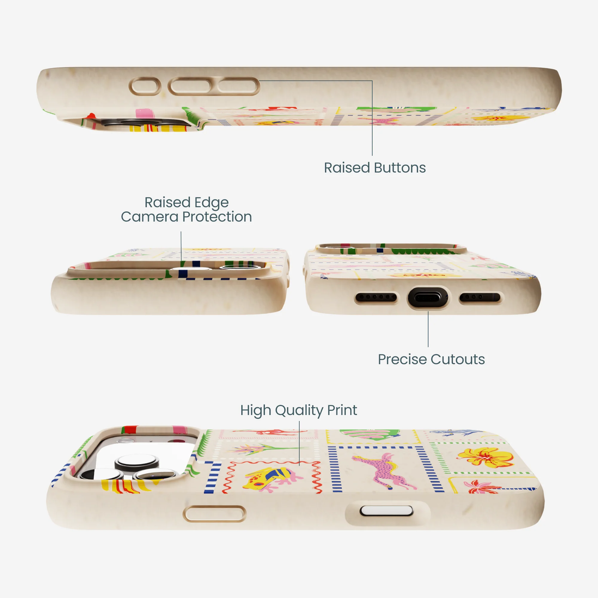 Seashell Tropical Paradise iPhone 17 Pro Max Case - Image 3