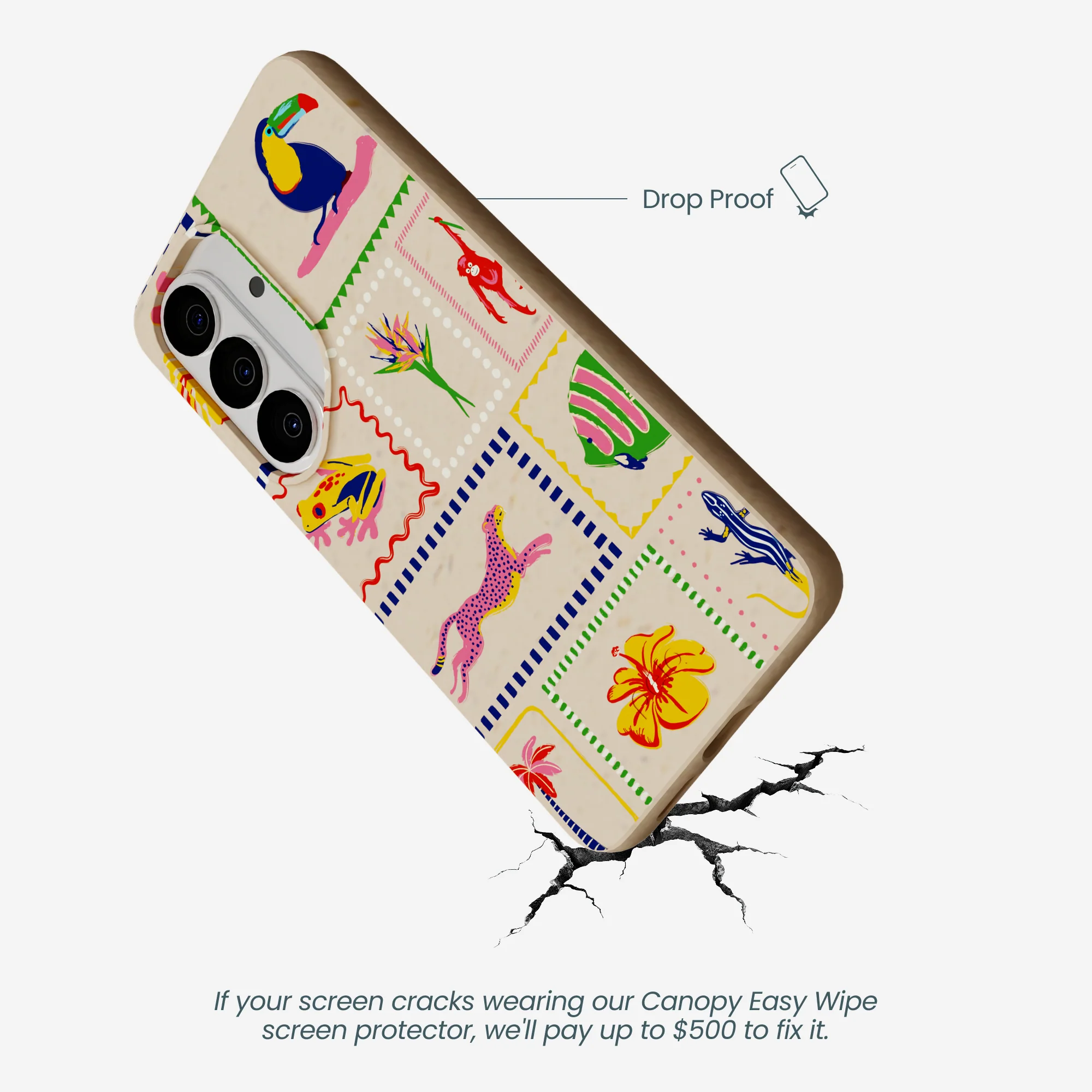 Seashell Tropical Paradise Samsung Galaxy S26 Case - Image 5