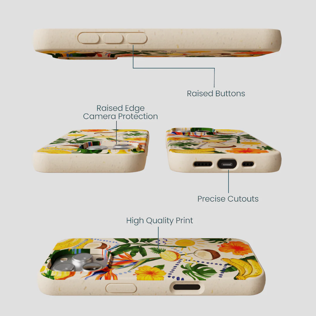 Seashell Tropics iPhone 16 Pro Case - Image 3