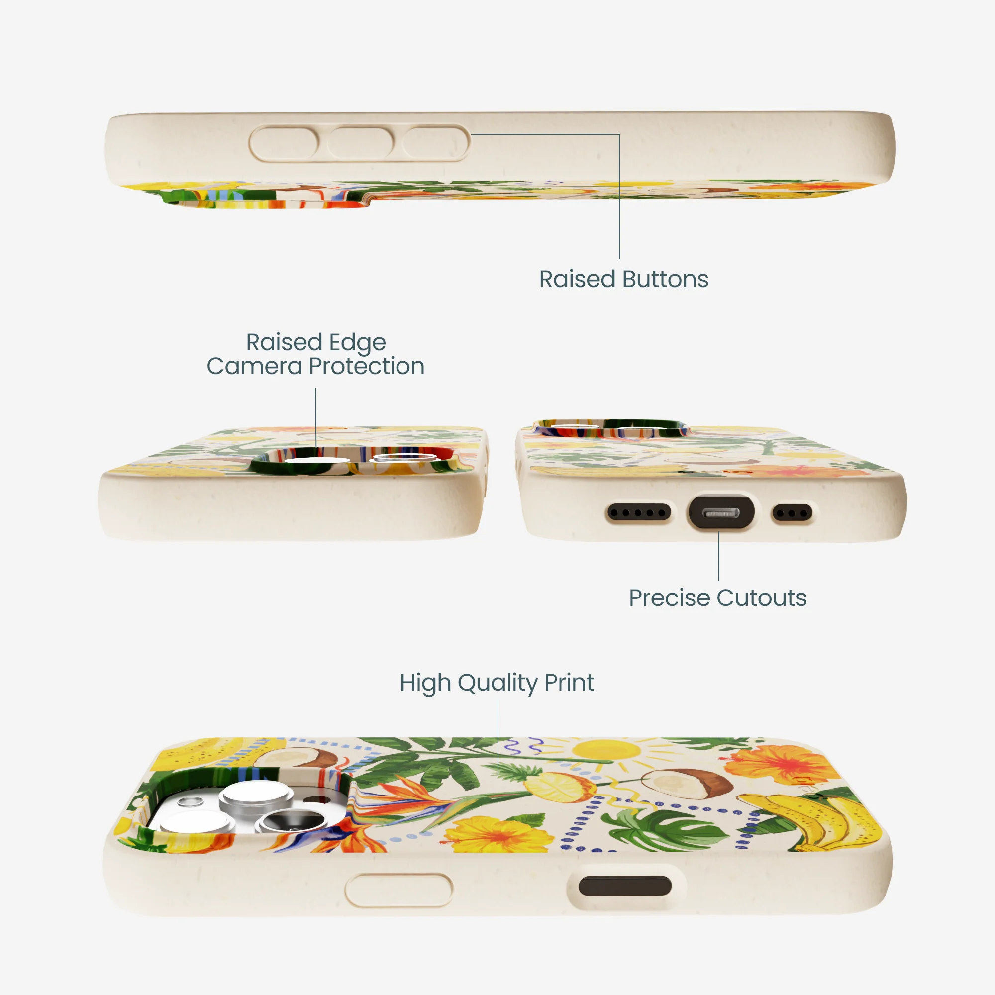 Seashell Tropics iPhone 16 Pro Max Case - Image 3