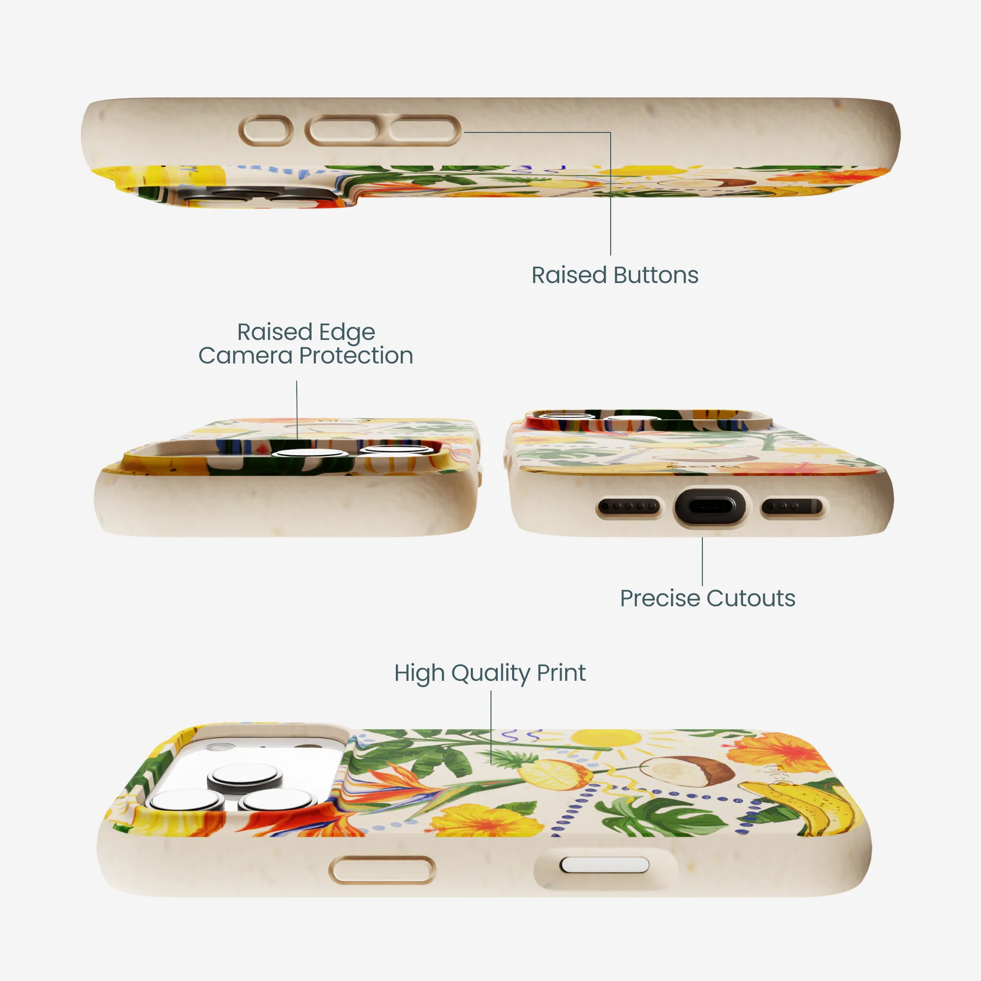 Seashell Tropics iPhone 17 Pro Case - Image 3