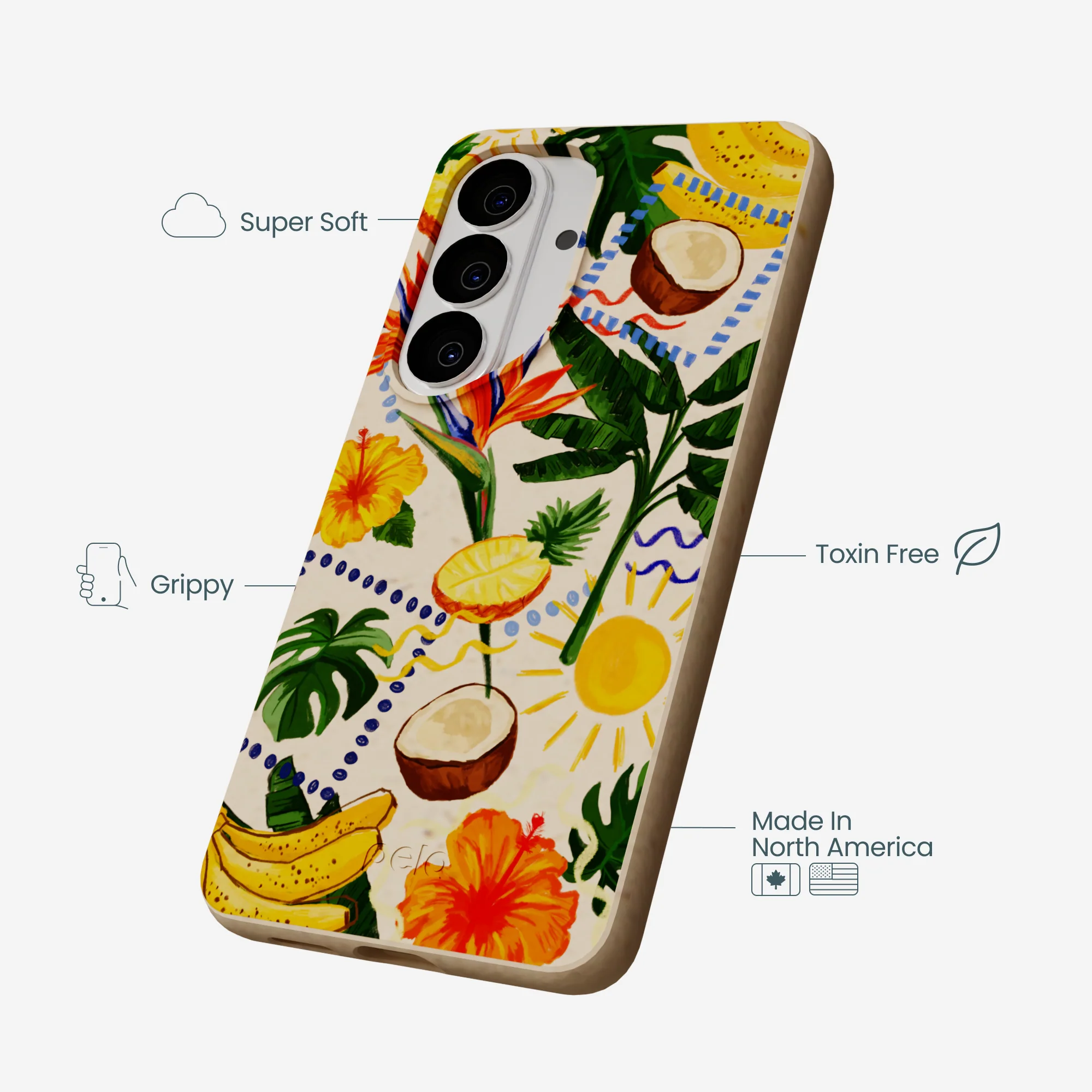 Seashell Tropics Samsung Galaxy S26 Case - Image 4