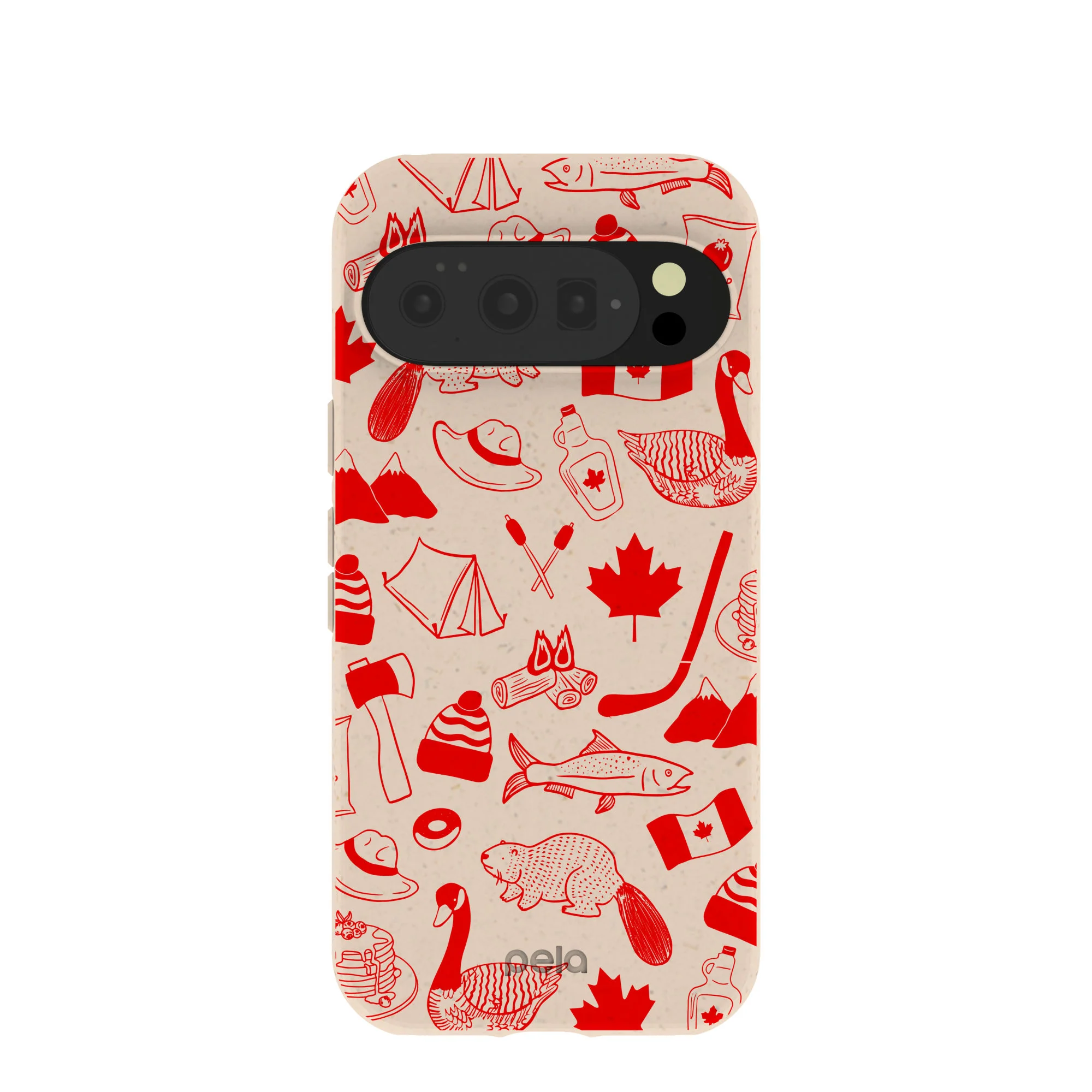 Seashell True North Red Google Pixel 10/10 Pro Case