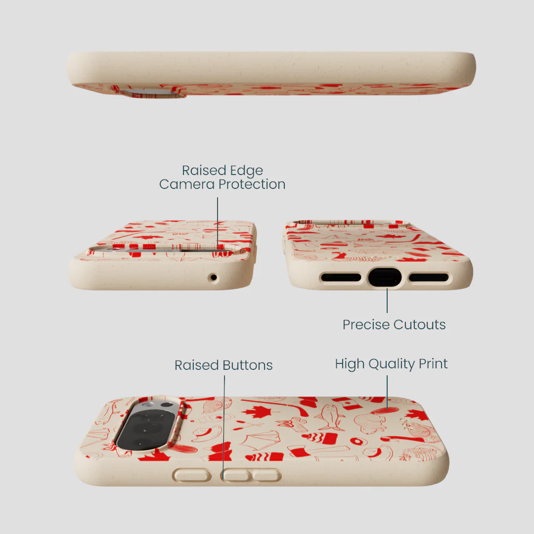 Seashell True North Red Google Pixel 10/10 Pro Case - Image 3
