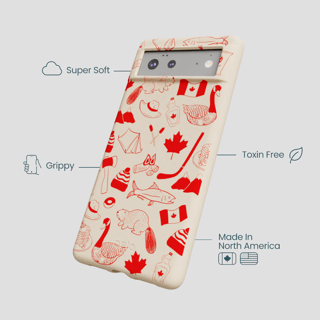 Seashell True North Red Google Pixel 6a Case - Image 4