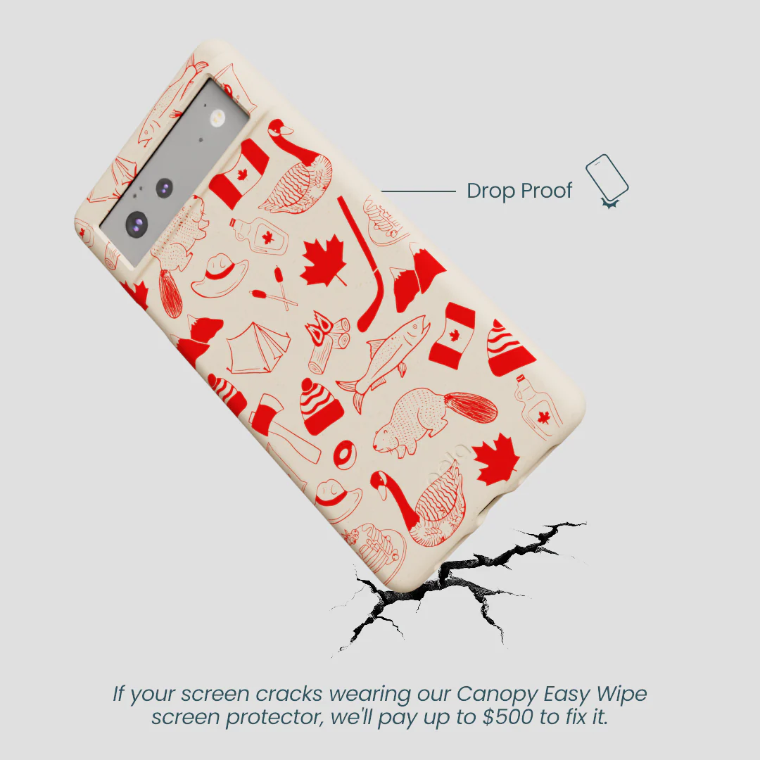 Seashell True North Red Google Pixel 6a Case - Image 5