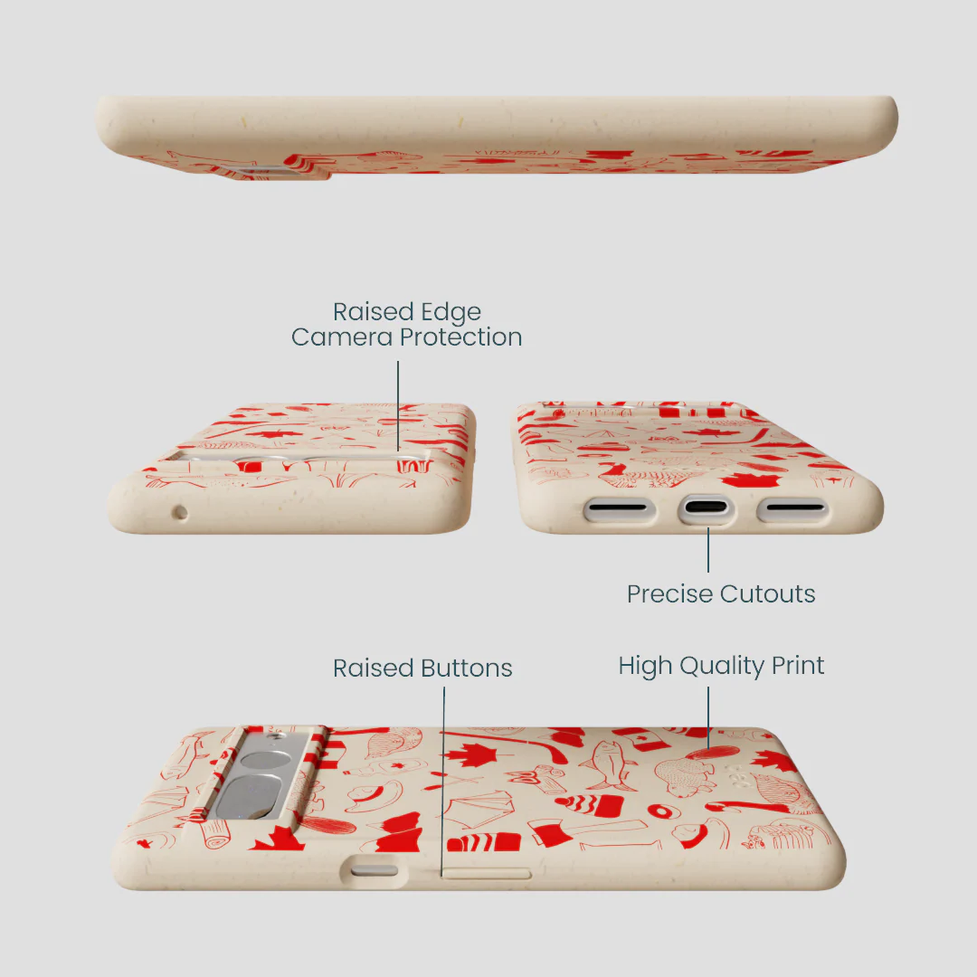 Seashell True North Red Google Pixel 7 Pro Case - Image 3