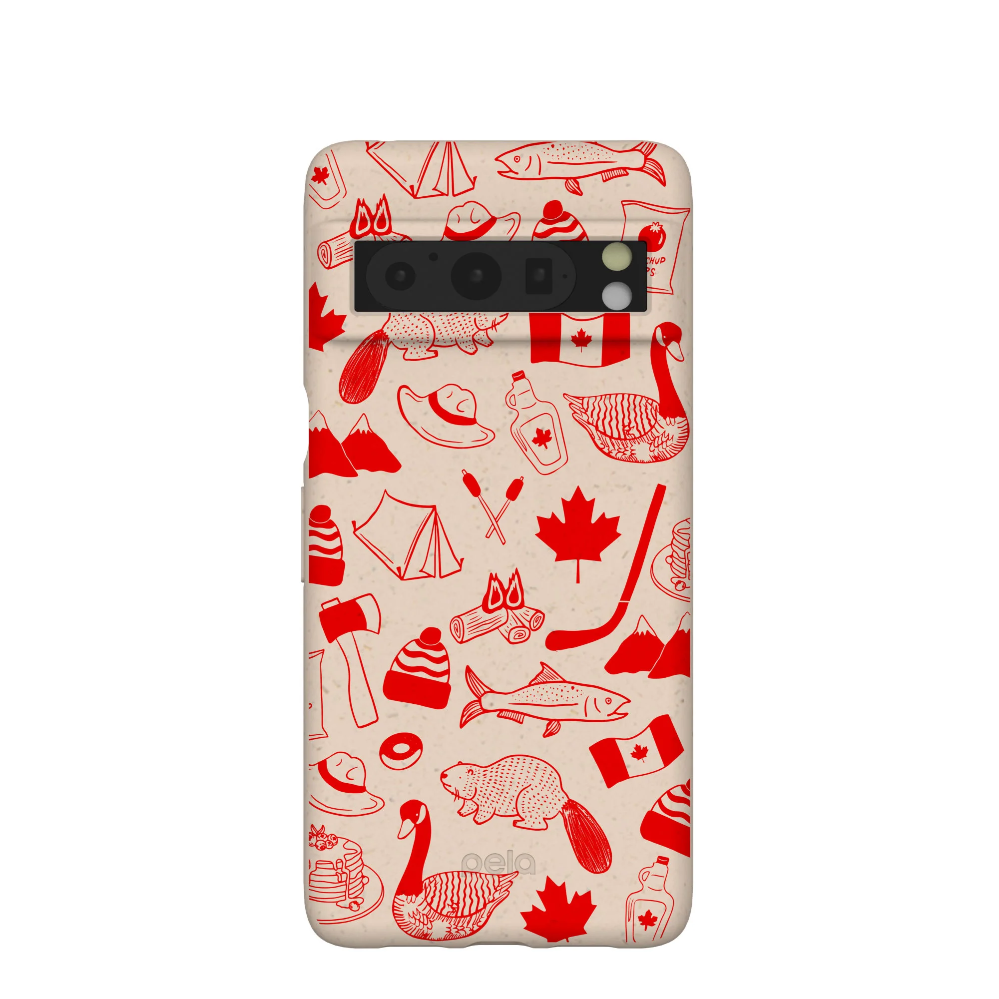 Seashell True North Red Google Pixel 8 Pro Case