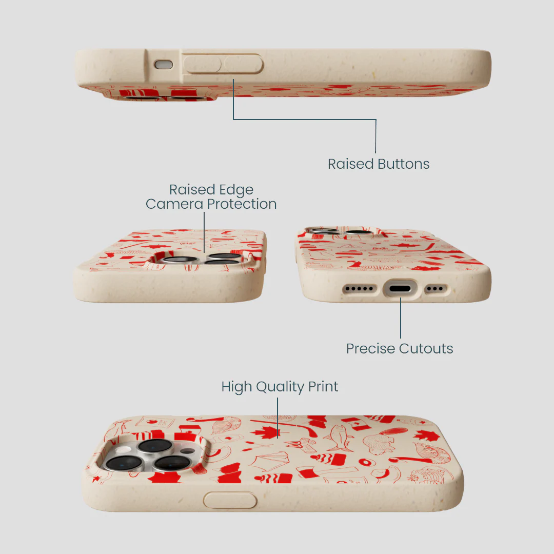 Seashell True North Red iPhone 14 Pro Case - Image 3