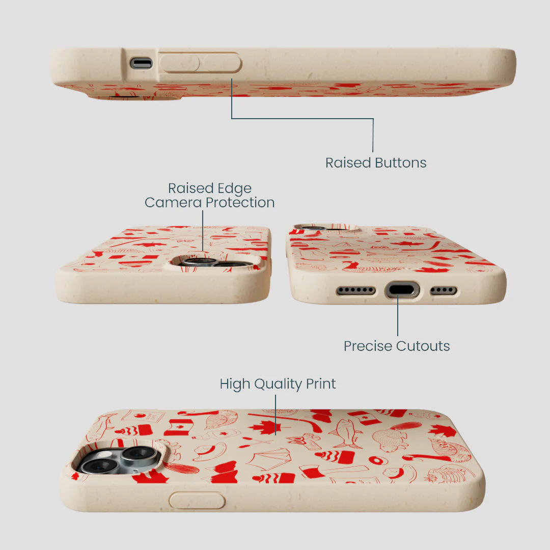 Seashell True North Red iPhone 15 Plus Case - Image 3