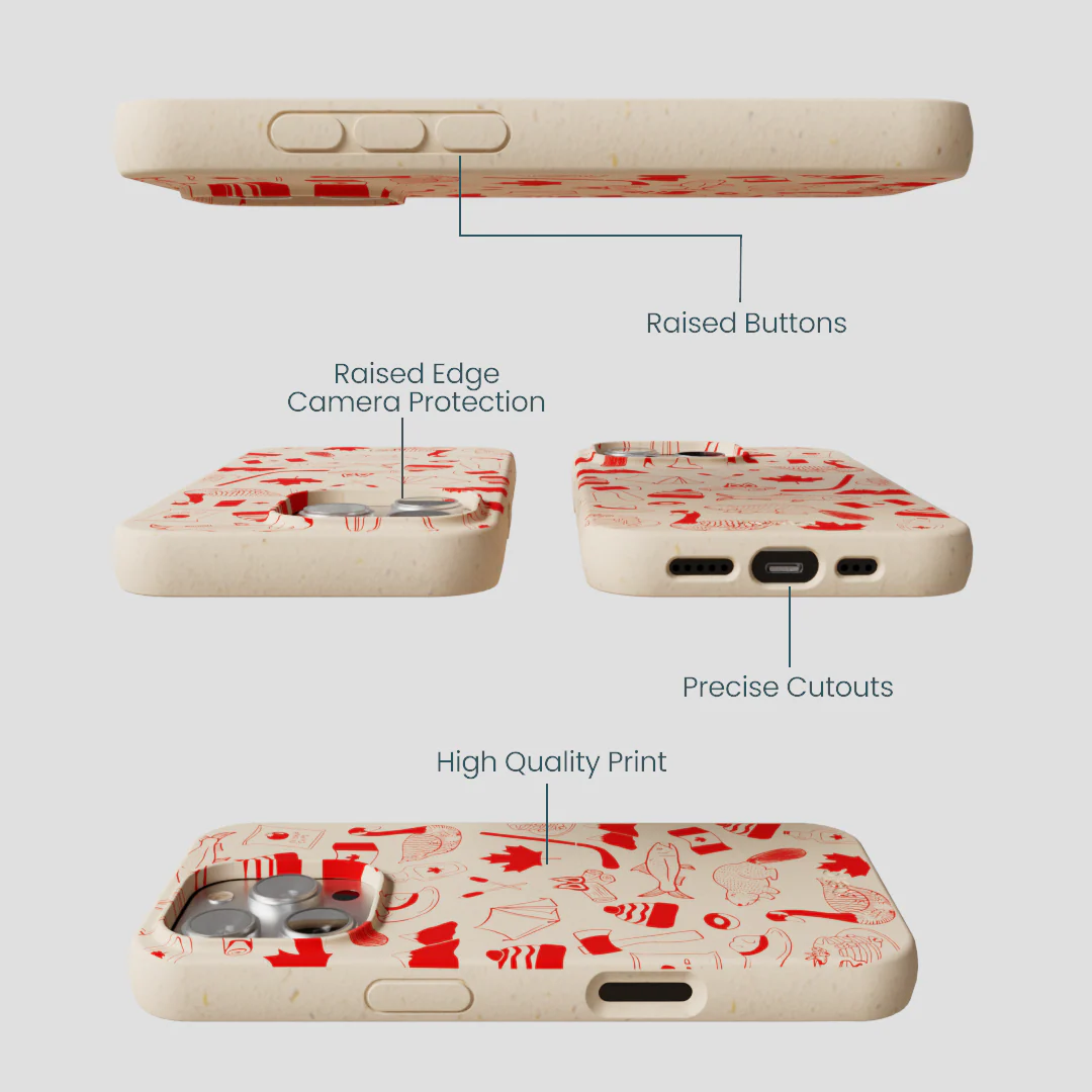 Seashell True North Red iPhone 16 Pro Case - Image 3