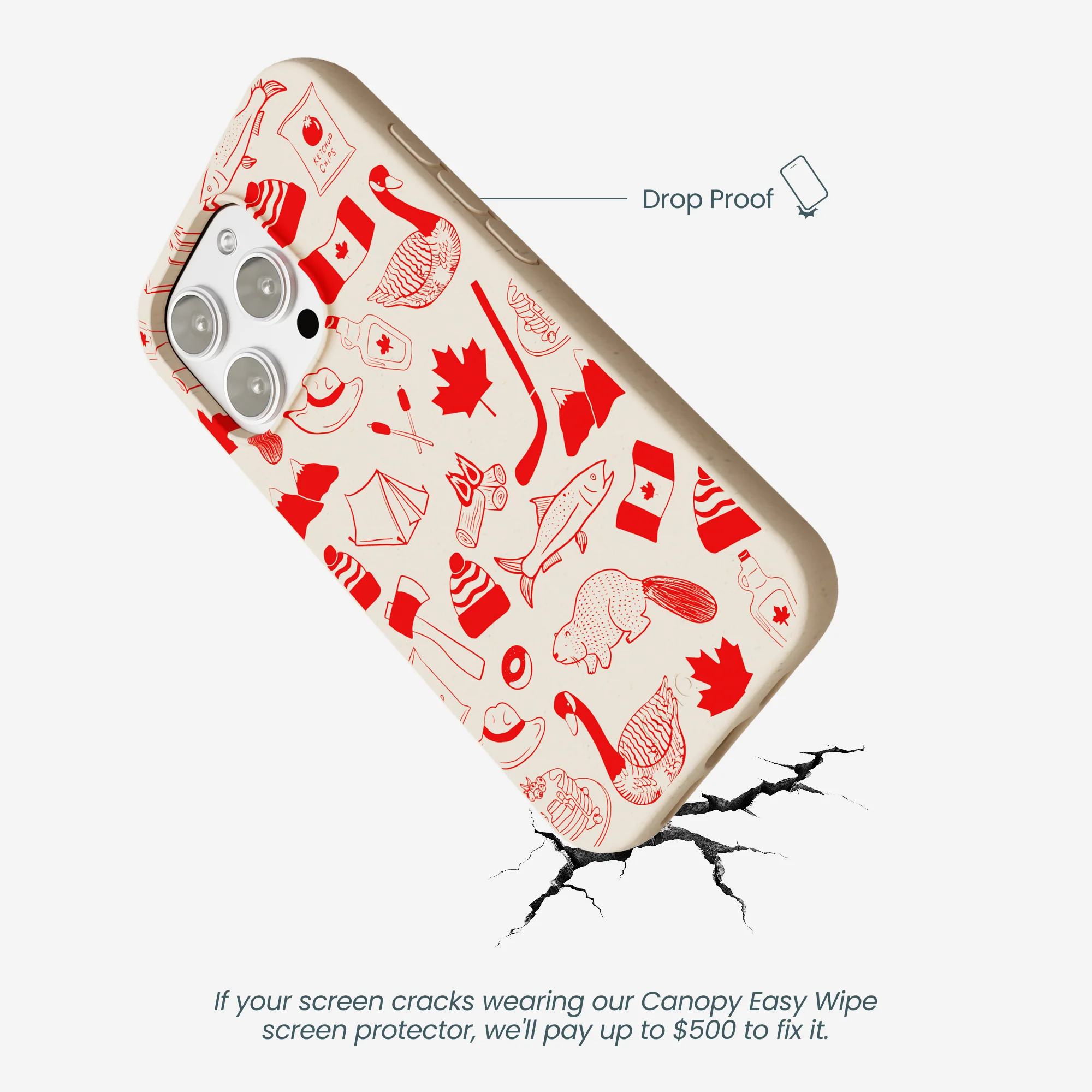Seashell True North Red iPhone 16 Pro Max Case - Image 5