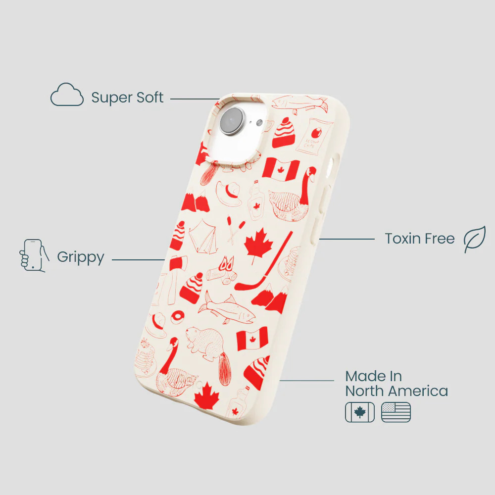 Seashell True North Red iPhone 16e/17e Case - Image 4