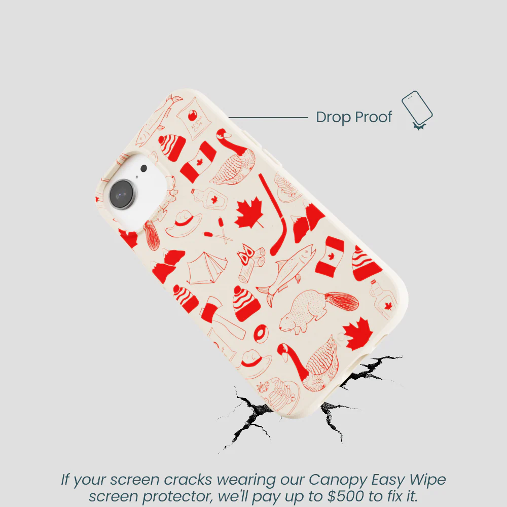 Seashell True North Red iPhone 16e/17e Case - Image 5
