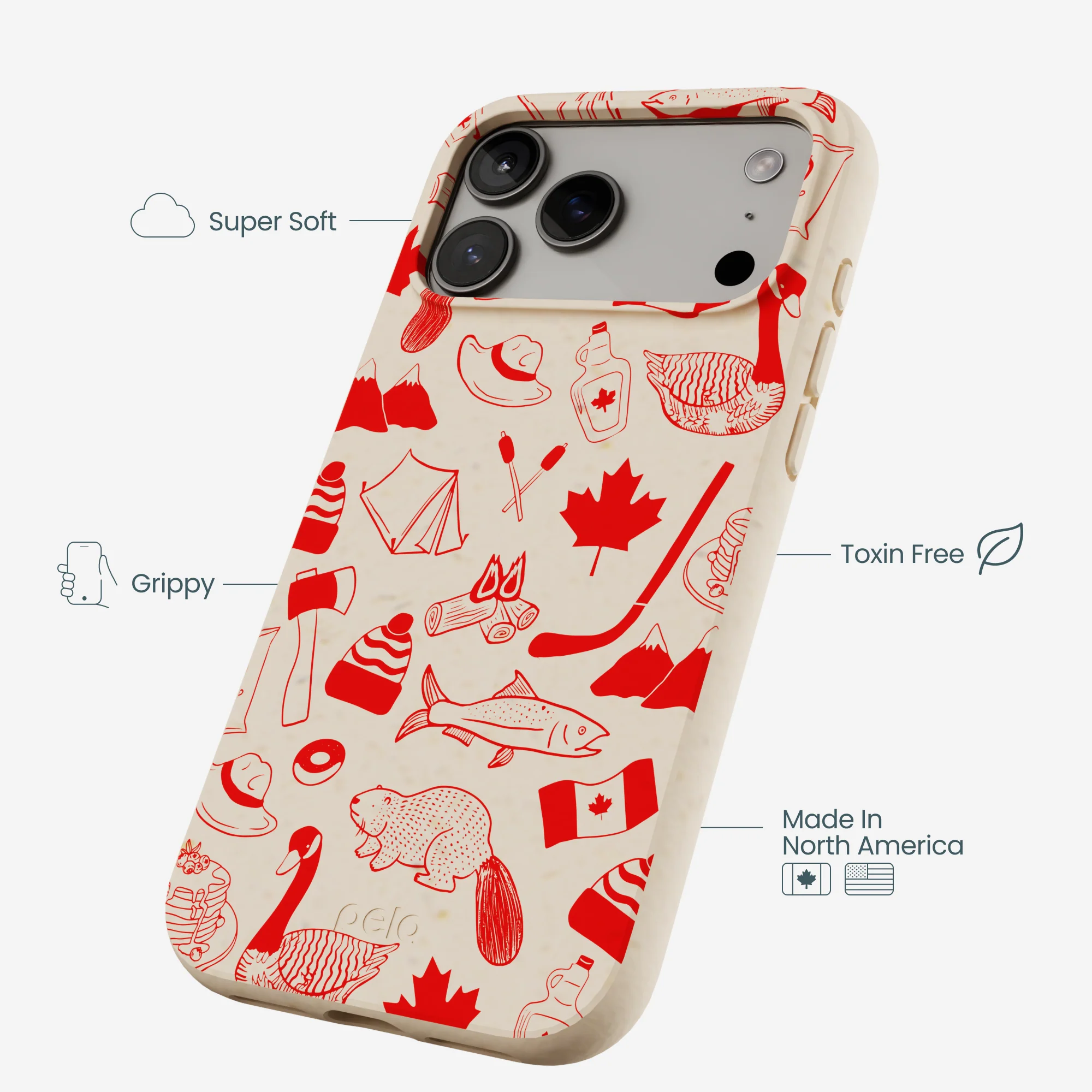 Seashell True North Red iPhone 17 Pro Max Case - Image 4