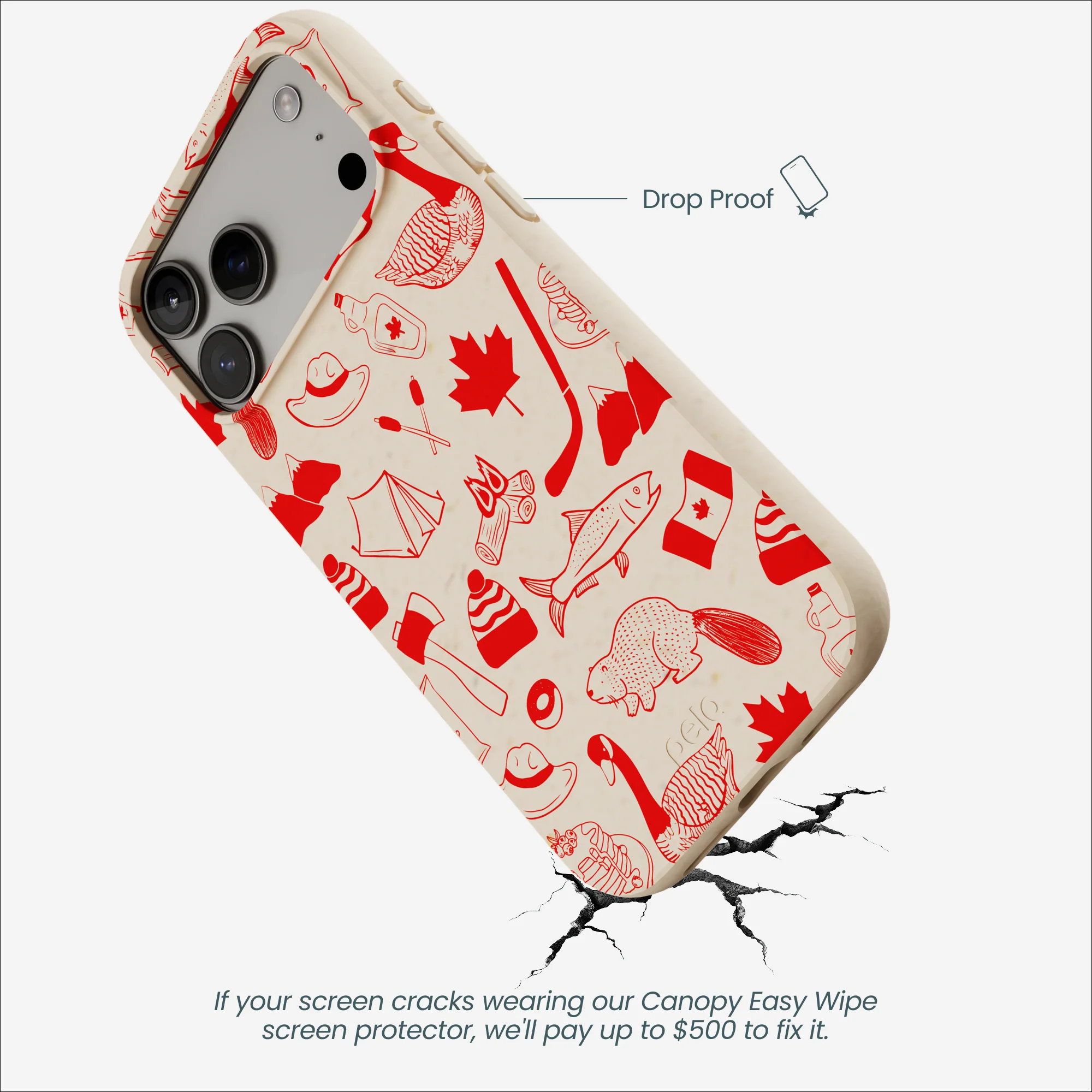 Seashell True North Red iPhone 17 Pro Max Case - Image 5