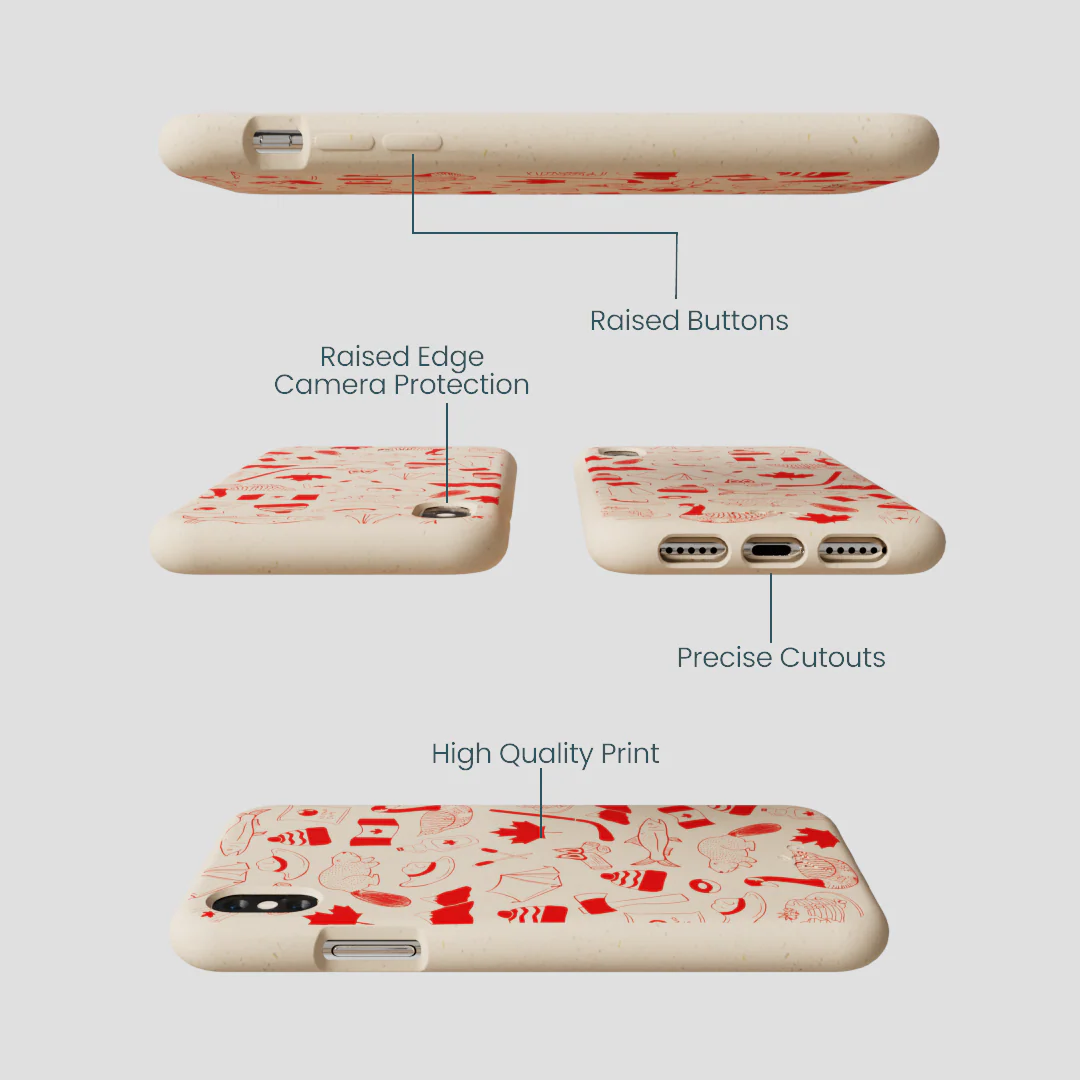 Seashell True North Red iPhone XR Case - Image 3