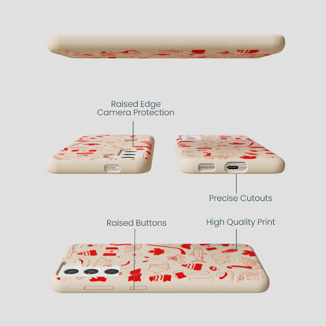 Seashell True North Red Samsung Galaxy S21 Case - Image 3