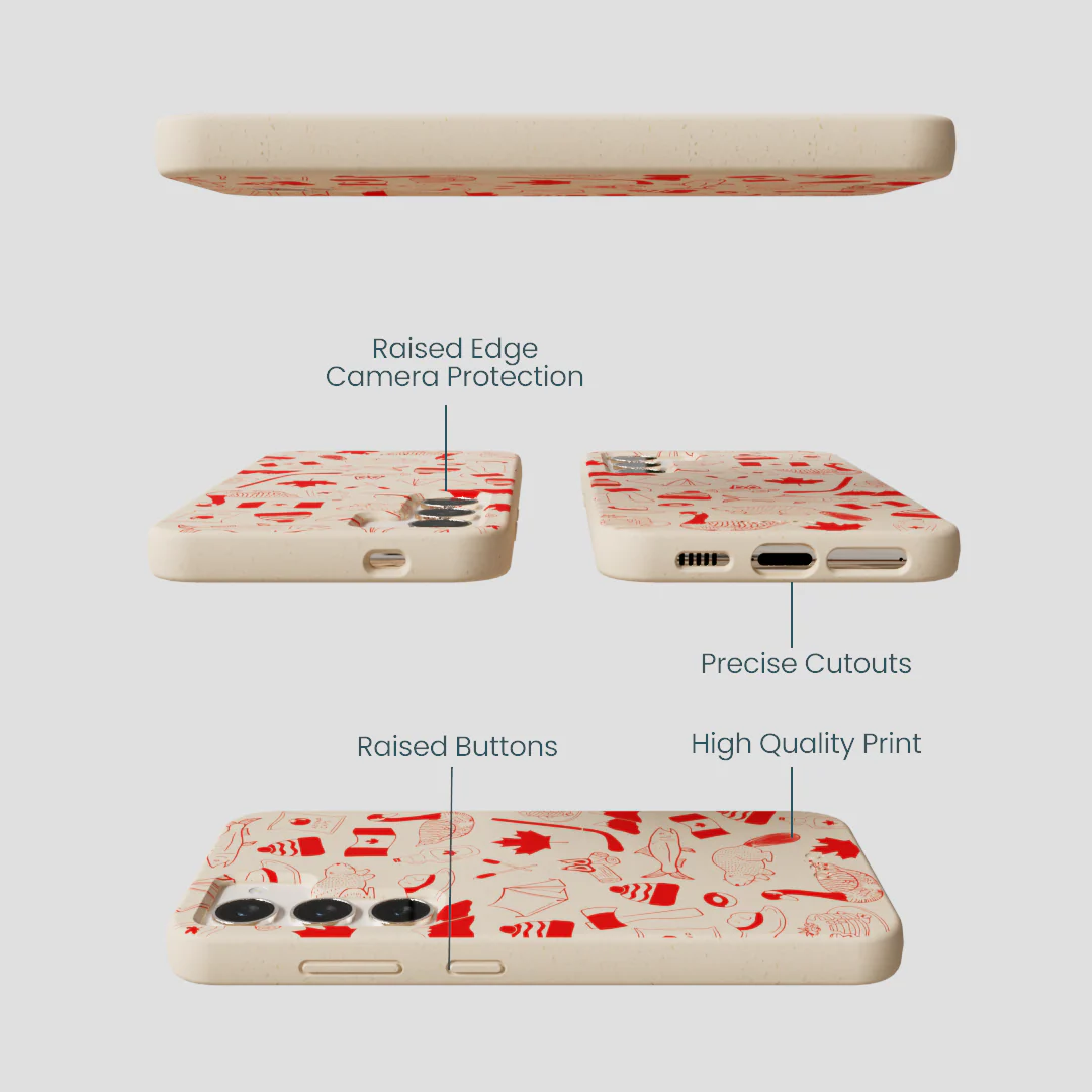 Seashell True North Red Samsung Galaxy S24 Case - Image 3