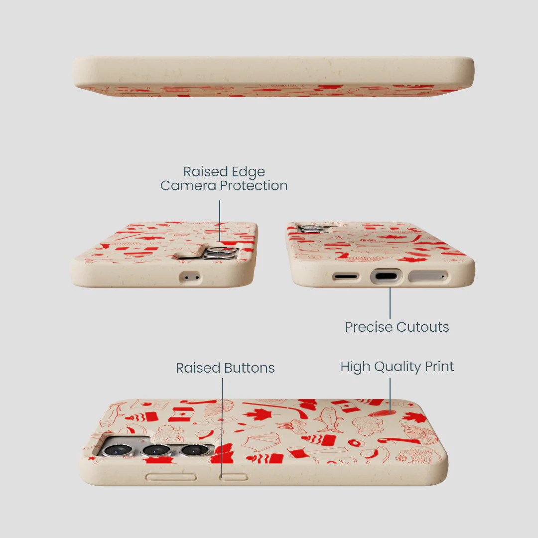 Seashell True North Red Samsung Galaxy S25 Case - Image 3