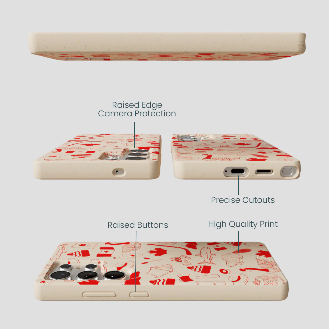 Seashell True North Red Samsung Galaxy S25 Ultra Case - Image 3