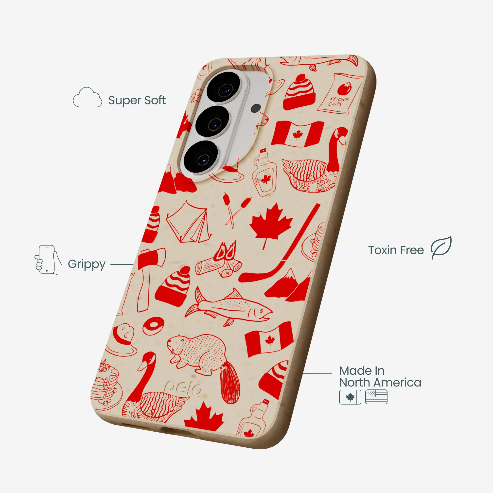 Seashell True North Red Samsung Galaxy S26 Case - Image 4