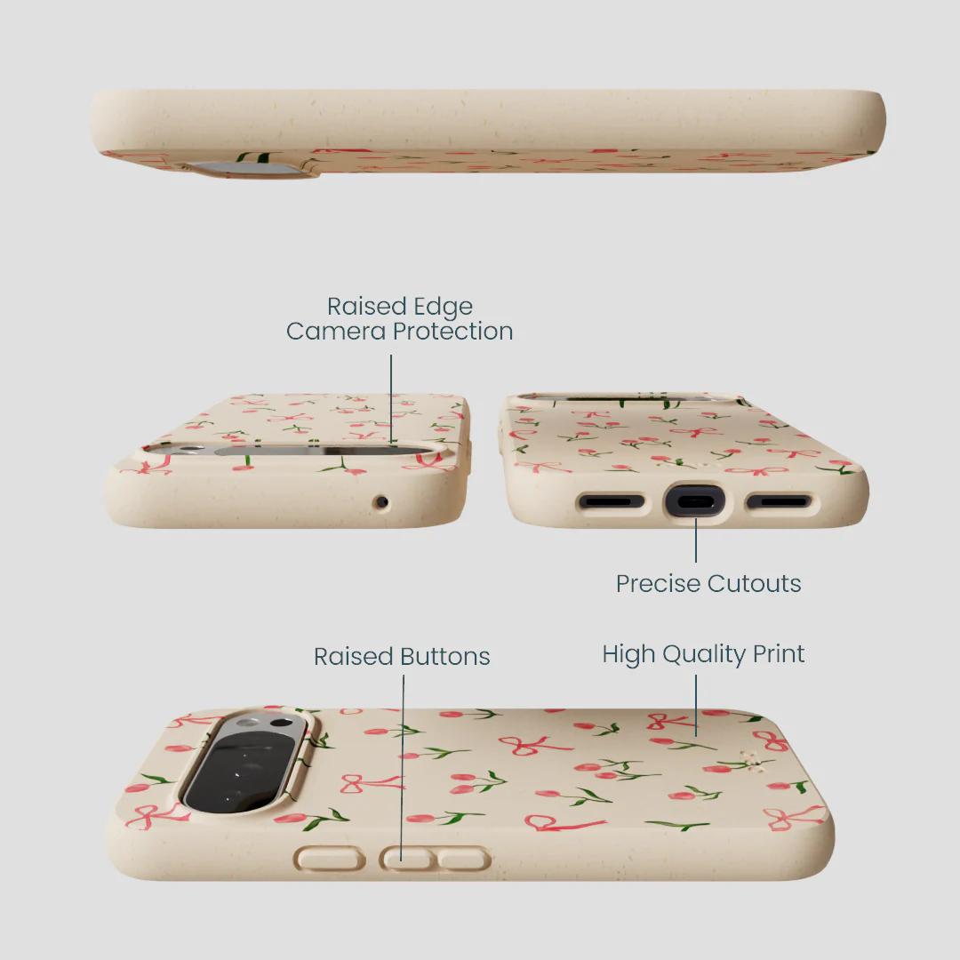 Seashell Tulip Bliss Google Pixel 10 Pro XL Case - Image 3