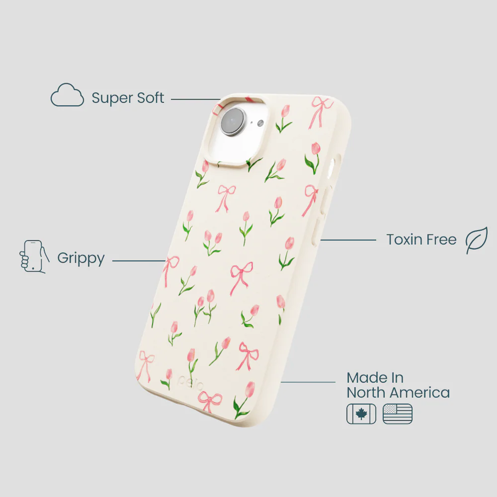 Seashell Tulip Bliss iPhone 16e/17e Case - Image 4