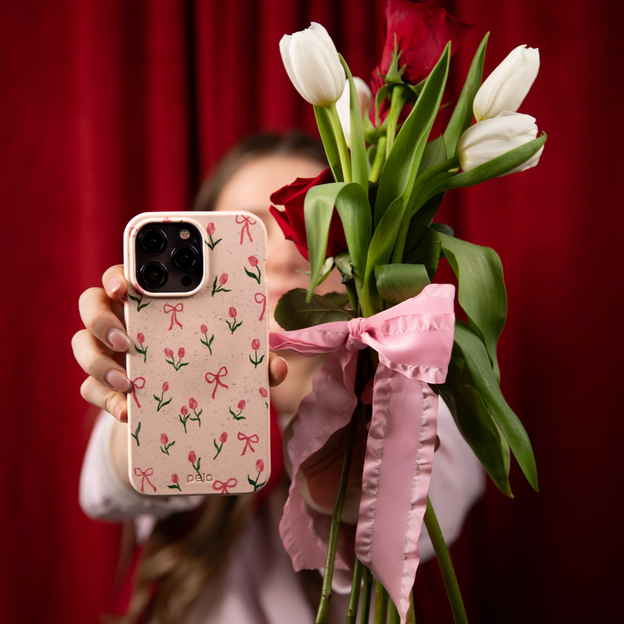 Seashell Tulip Bliss iPhone 17 Pro Max Case - Image 9
