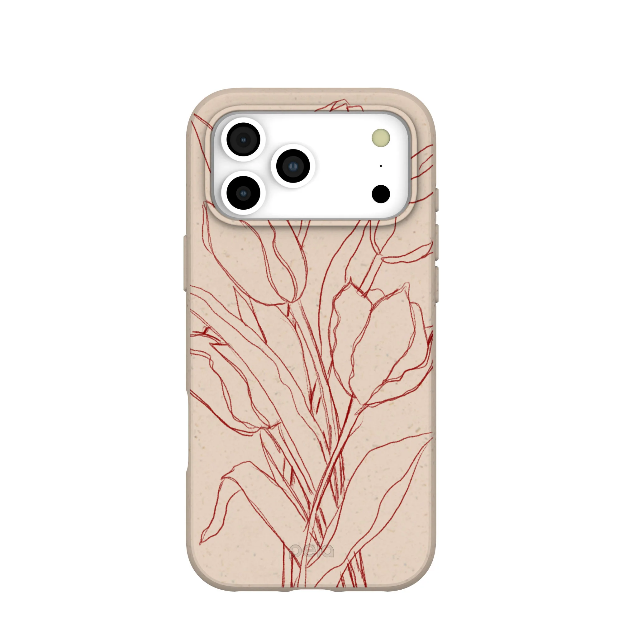 Seashell Tulip Bouquet iPhone 17 Pro Max Case